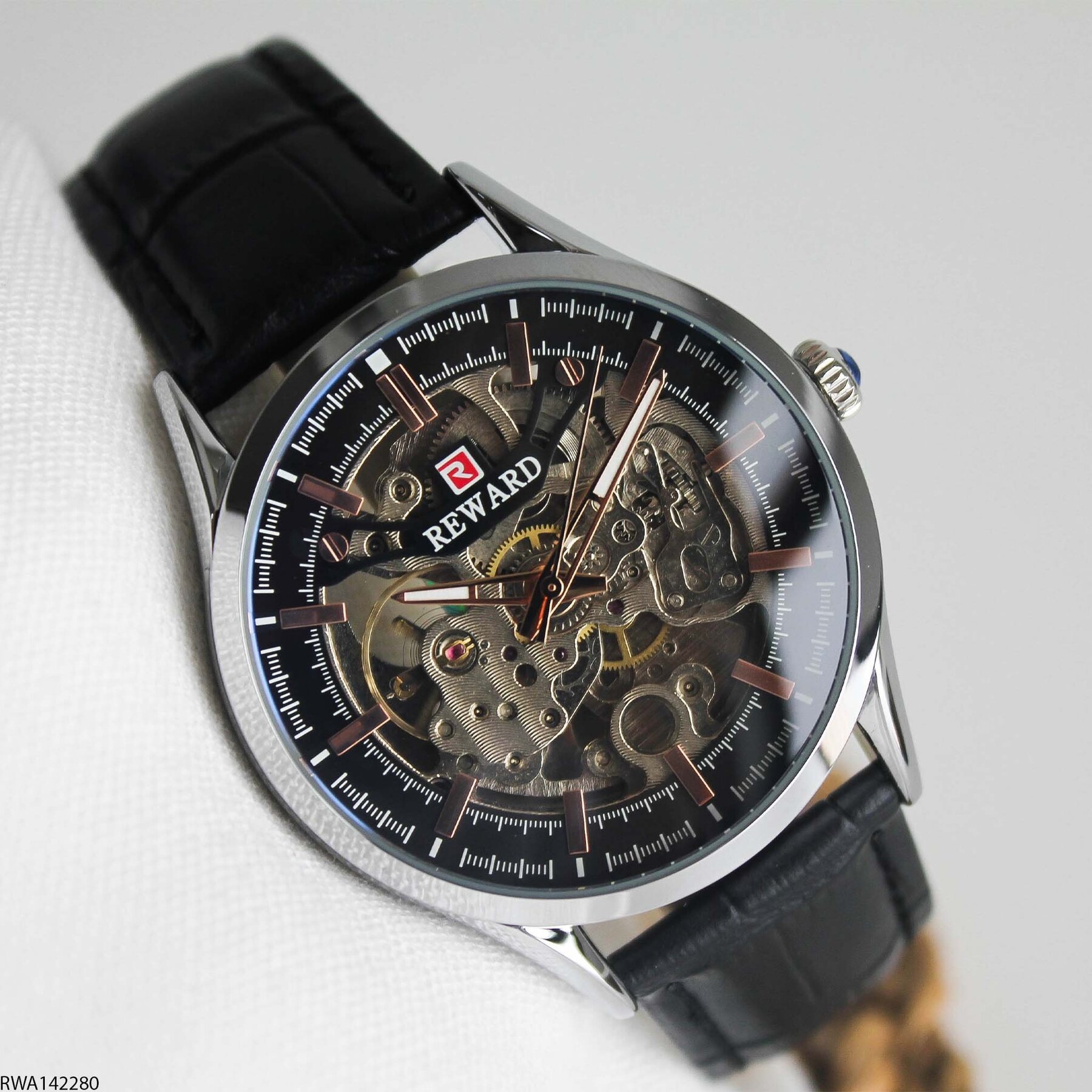 Reward RWA142271 Deri Kordonlu Otomatik Erkek Kol Saati