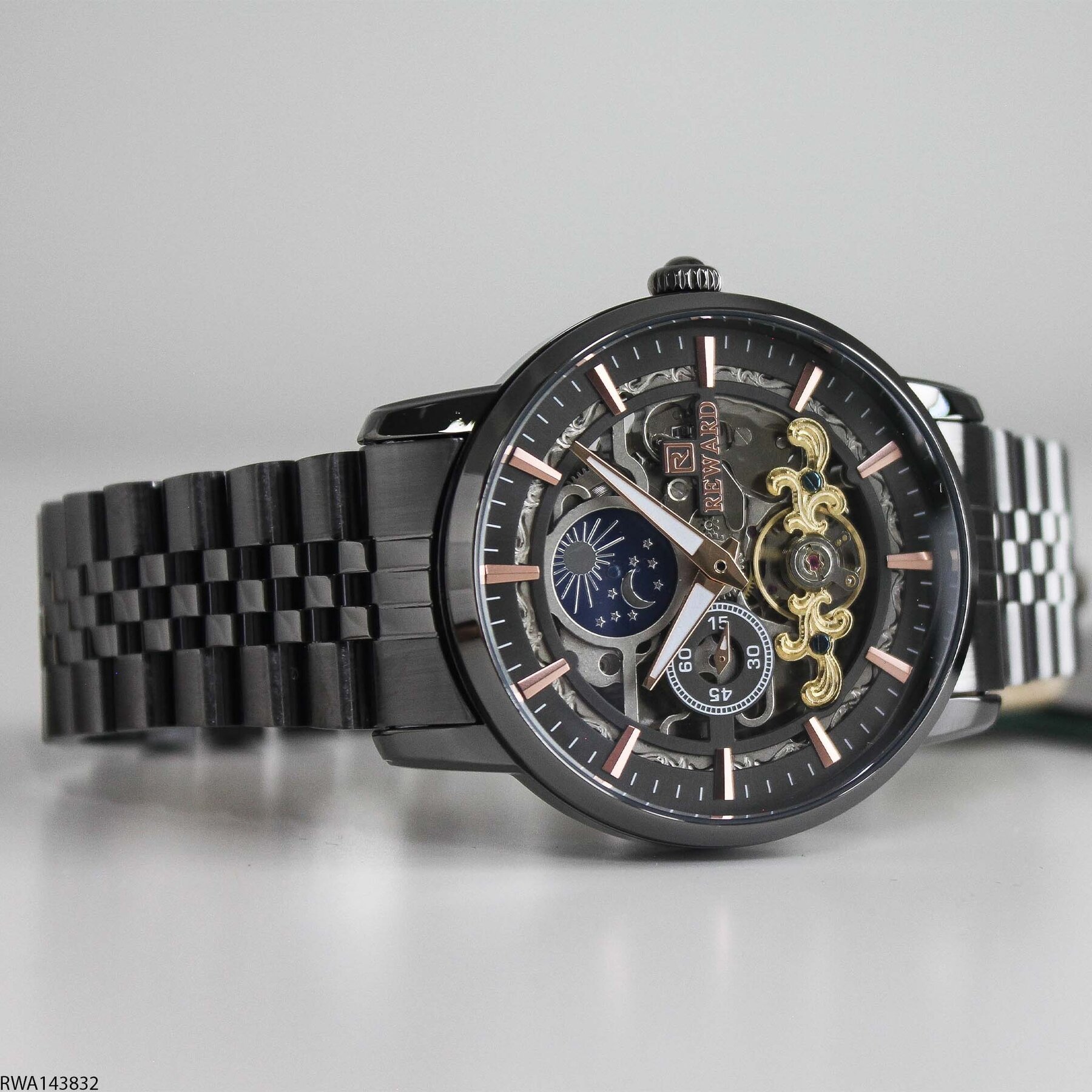 Reward RWA143832 Steel Strap Automatic Men Watch