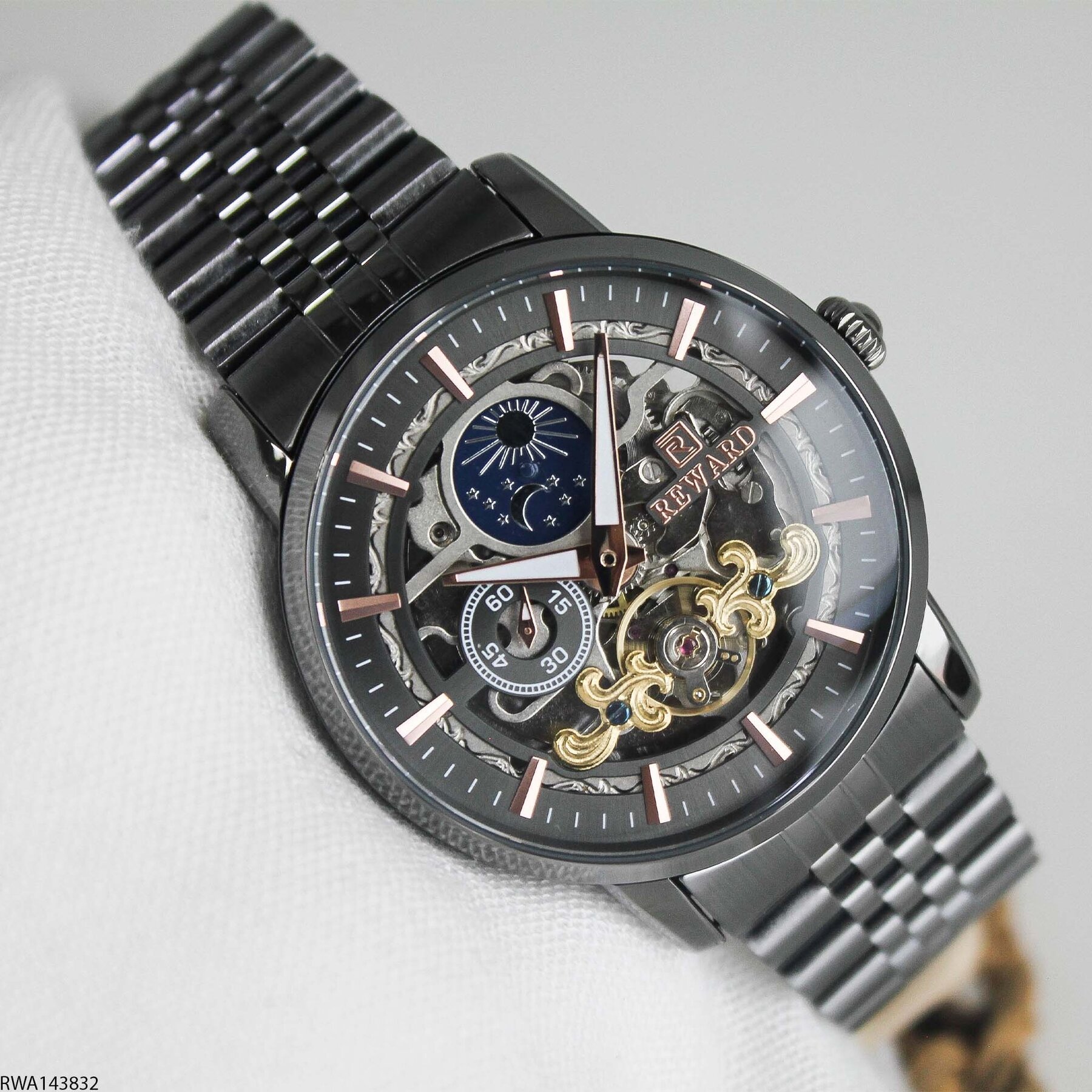 Reward RWA143832 Steel Strap Automatic Men Watch