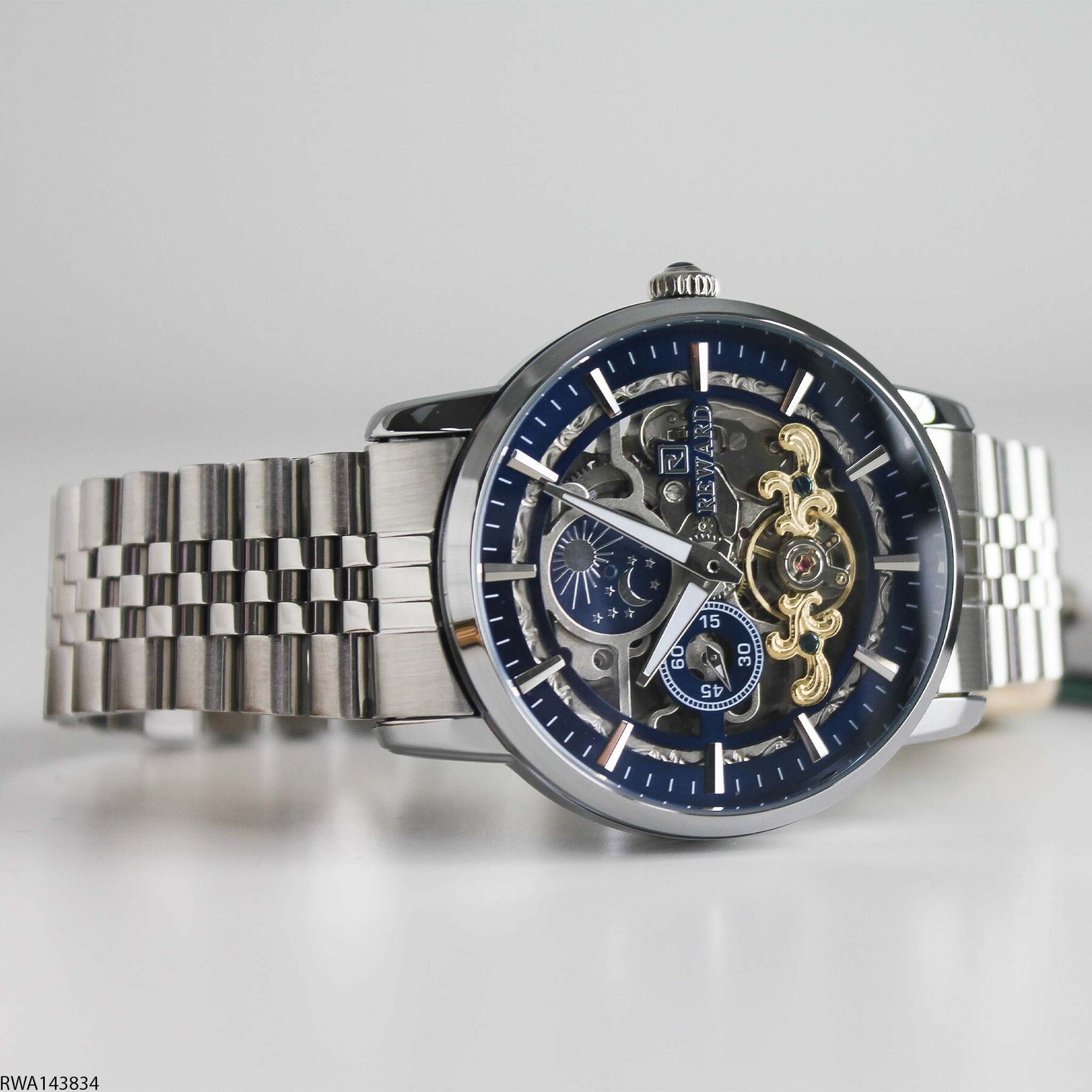 Reward RWA143834 Steel Strap Automatic Men Watch