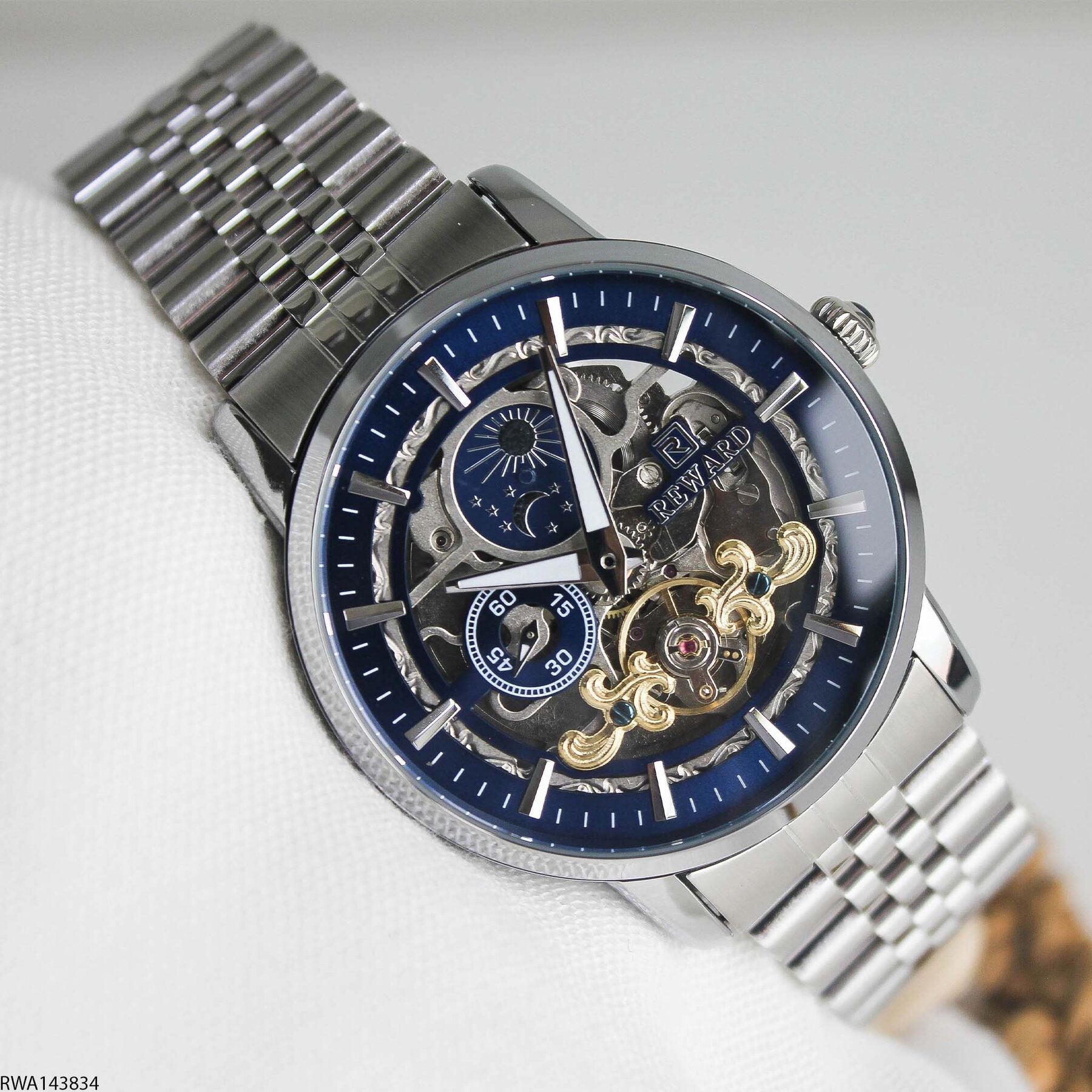 Reward RWA143834 Steel Strap Automatic Men Watch