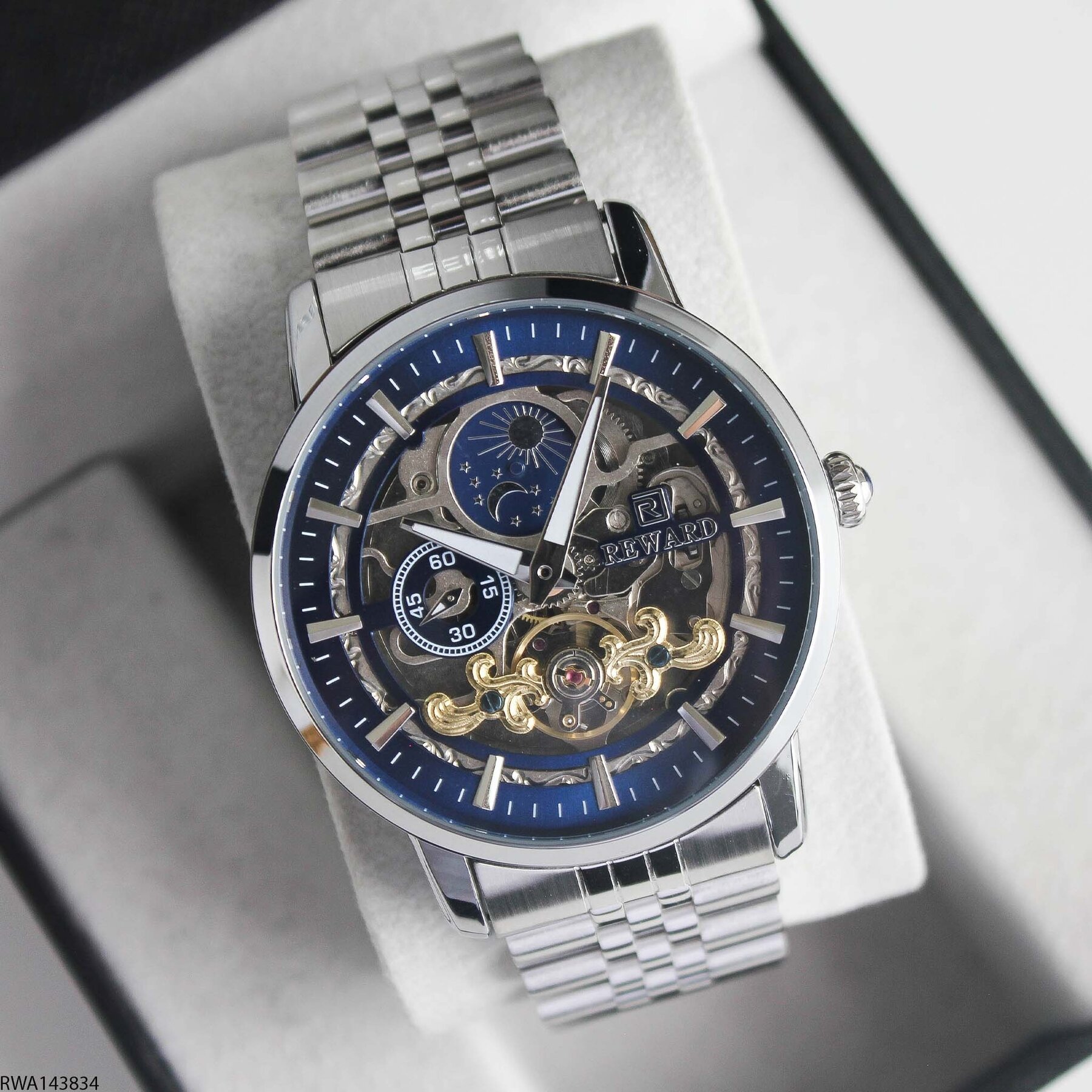 Reward RWA143834 Steel Strap Automatic Men Watch