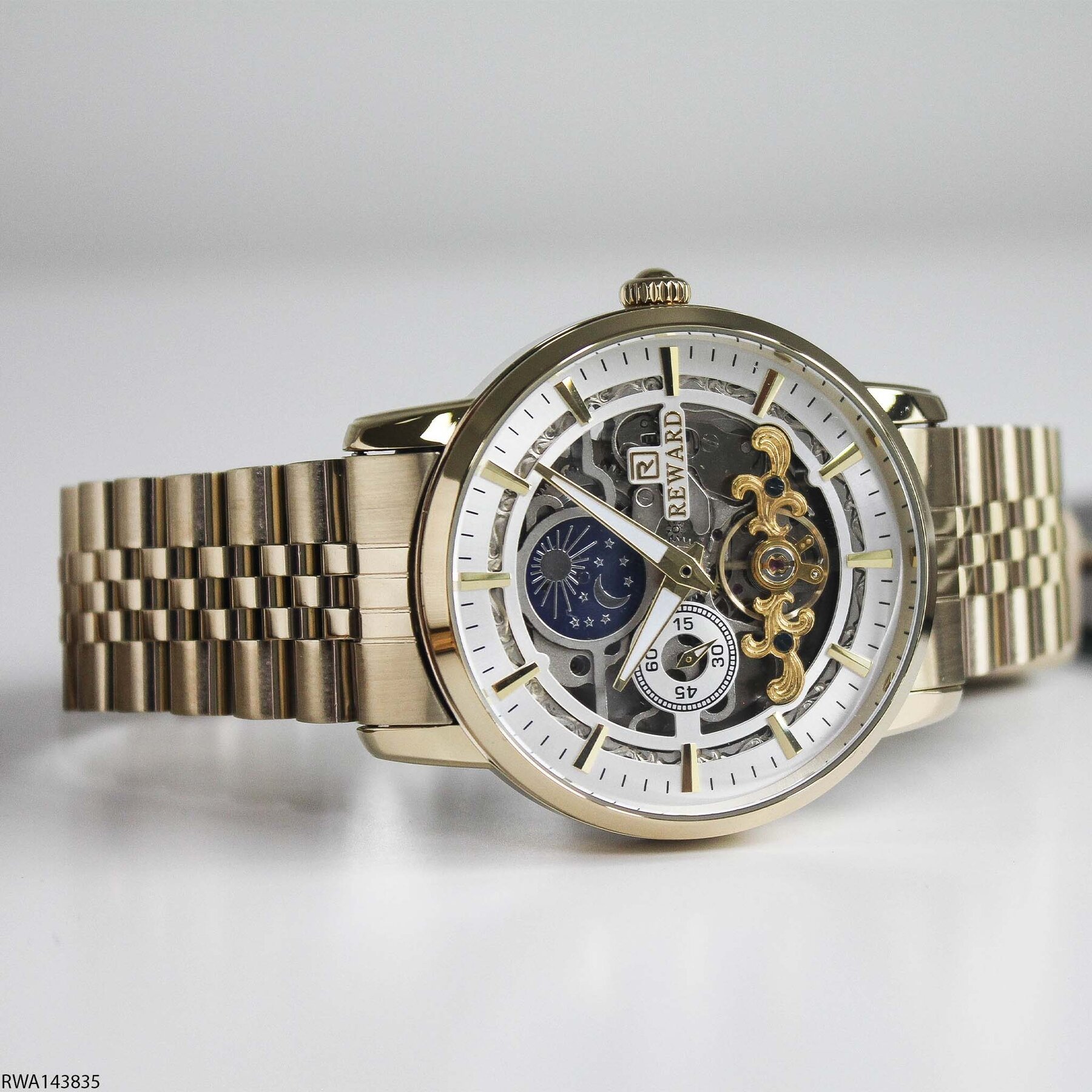 Reward RWA143835 Steel Strap Automatic Men Watch