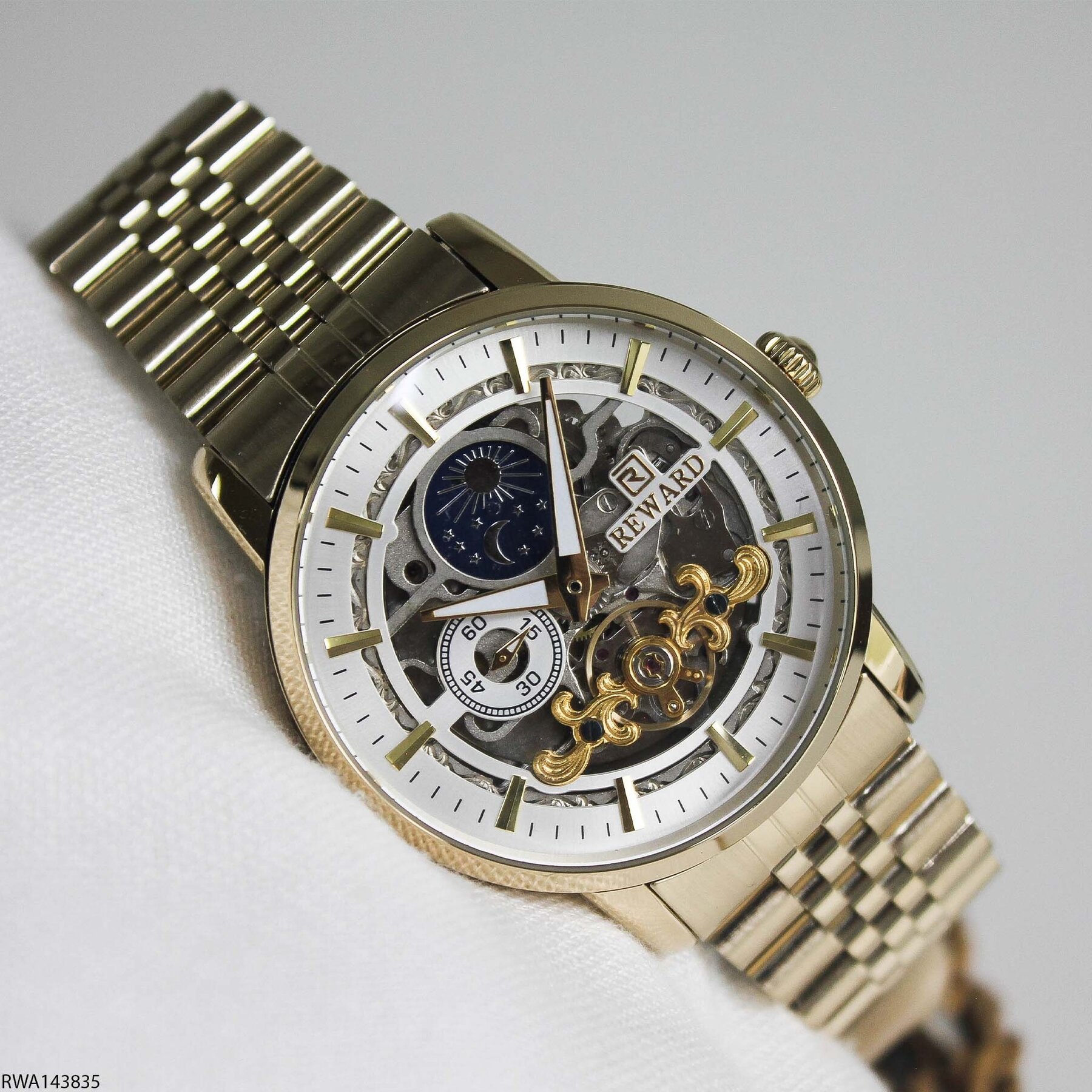 Reward RWA143835 Steel Strap Automatic Men Watch