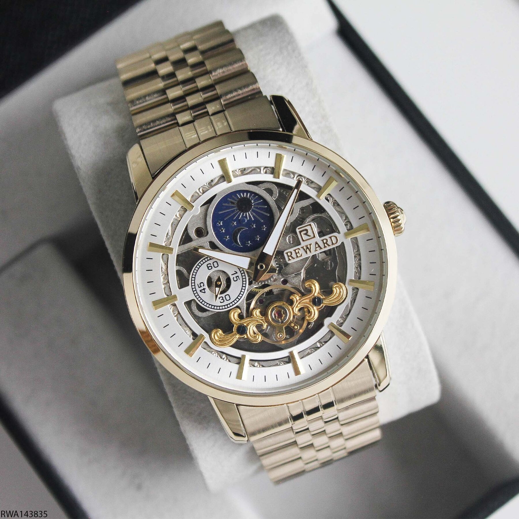 Reward RWA143835 Steel Strap Automatic Men Watch