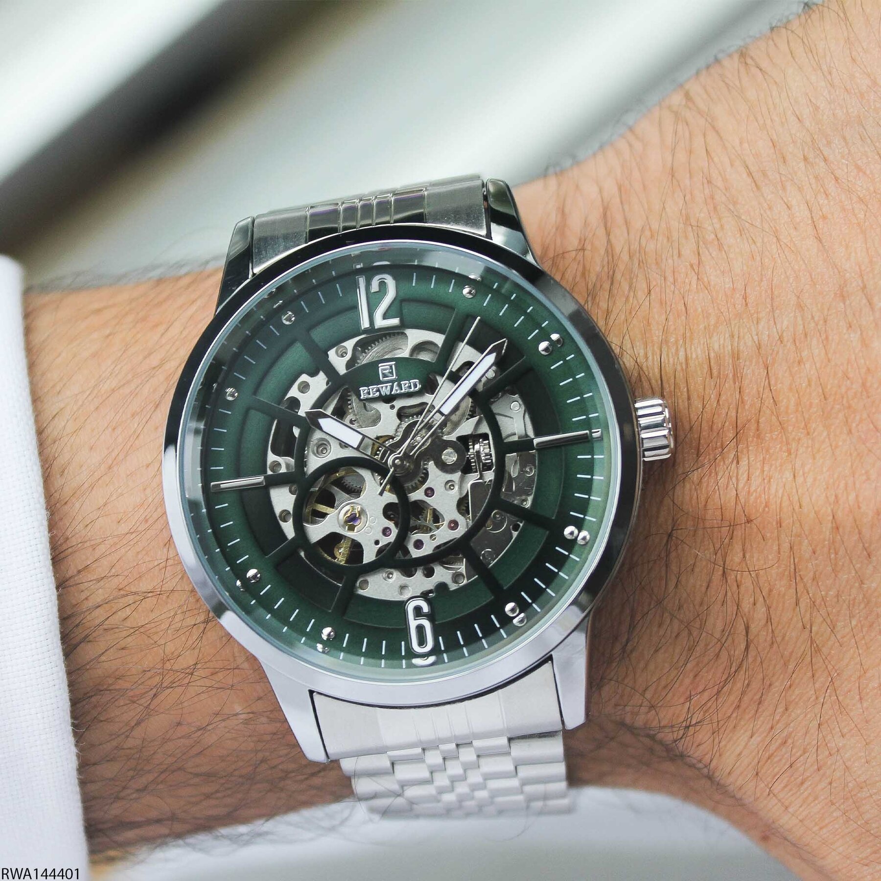 Reward RWA144401 Steel Strap Automatic Men Watch