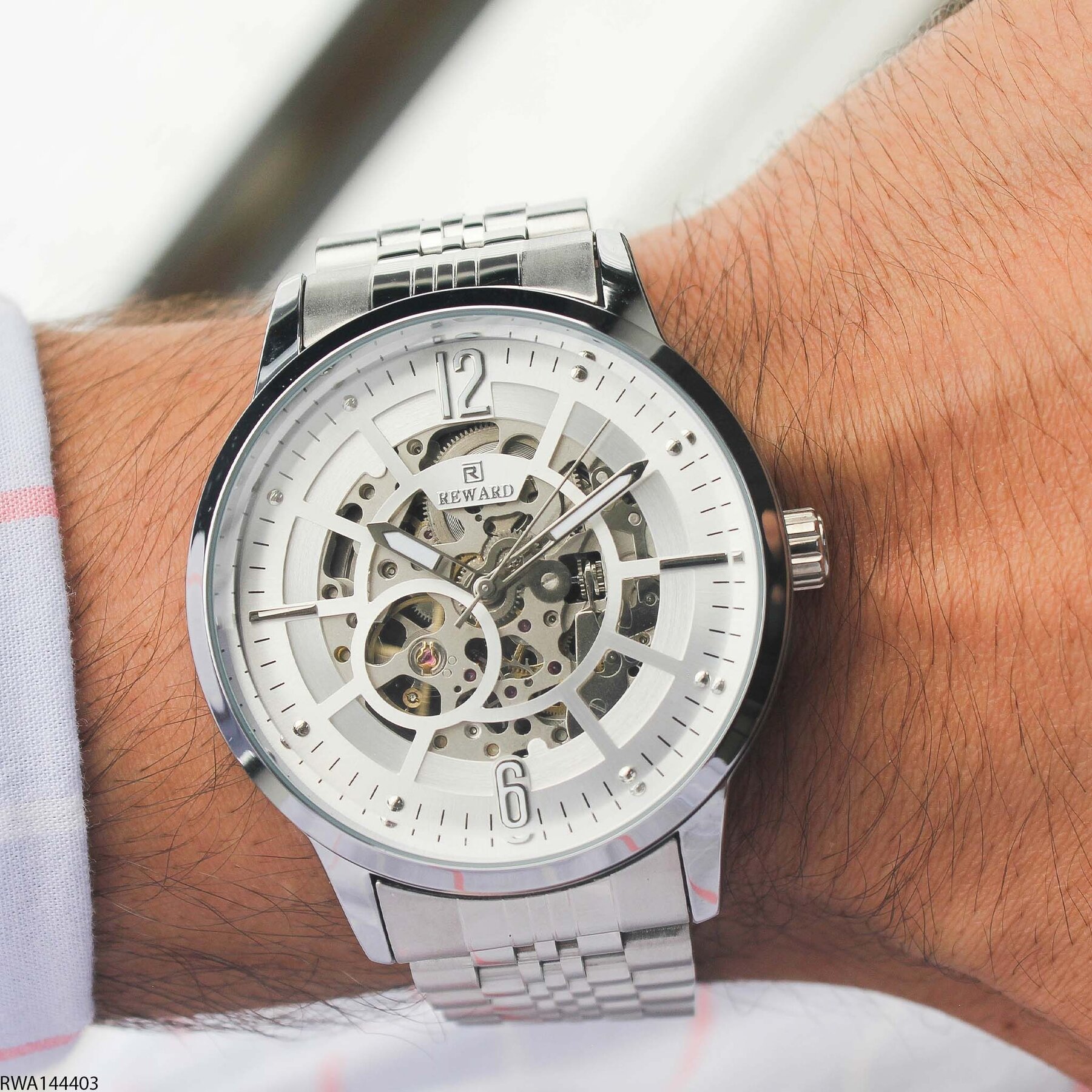 Reward RWA144403 Steel Strap Automatic Men Watch