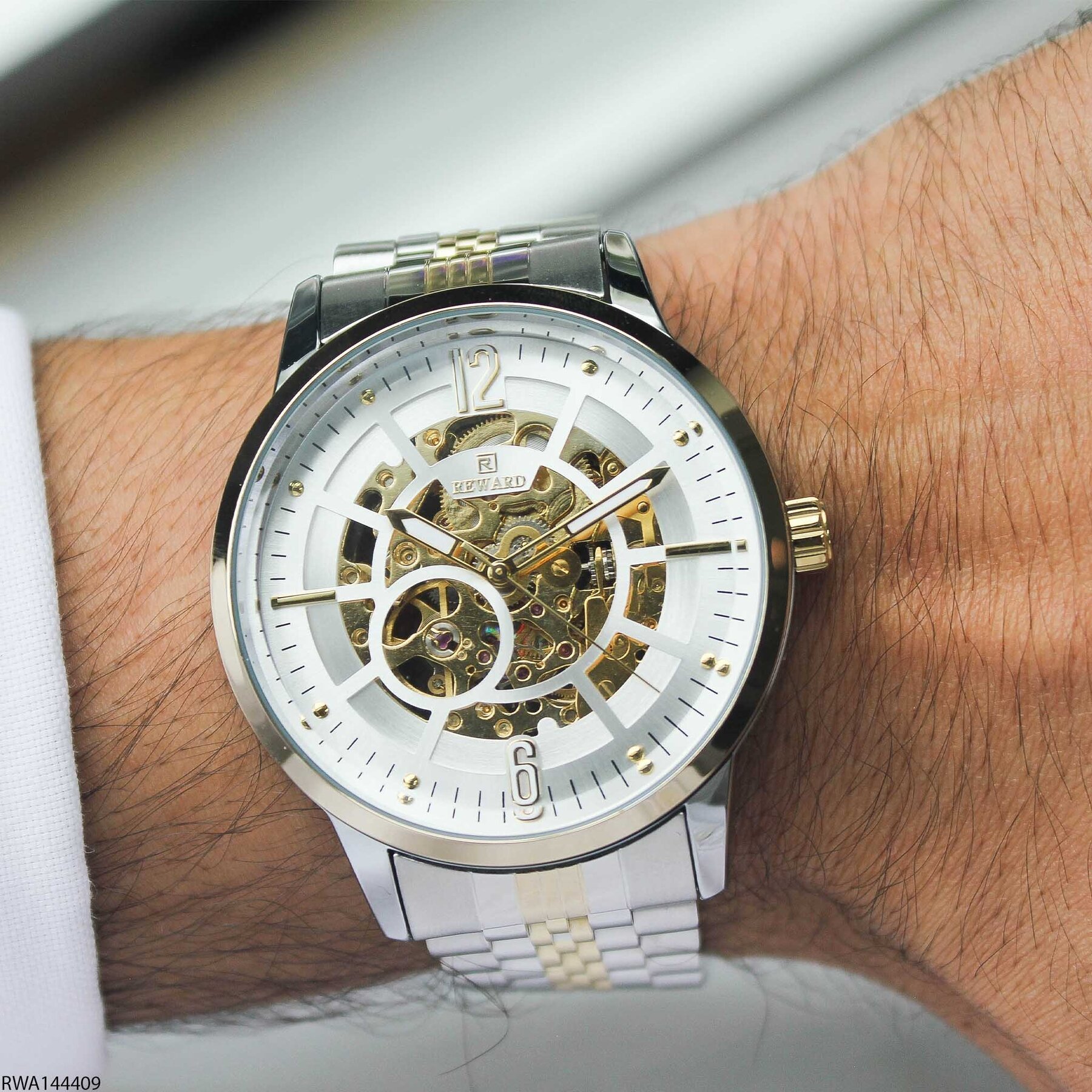 Reward RWA144409 Steel Strap Automatic Men Watch