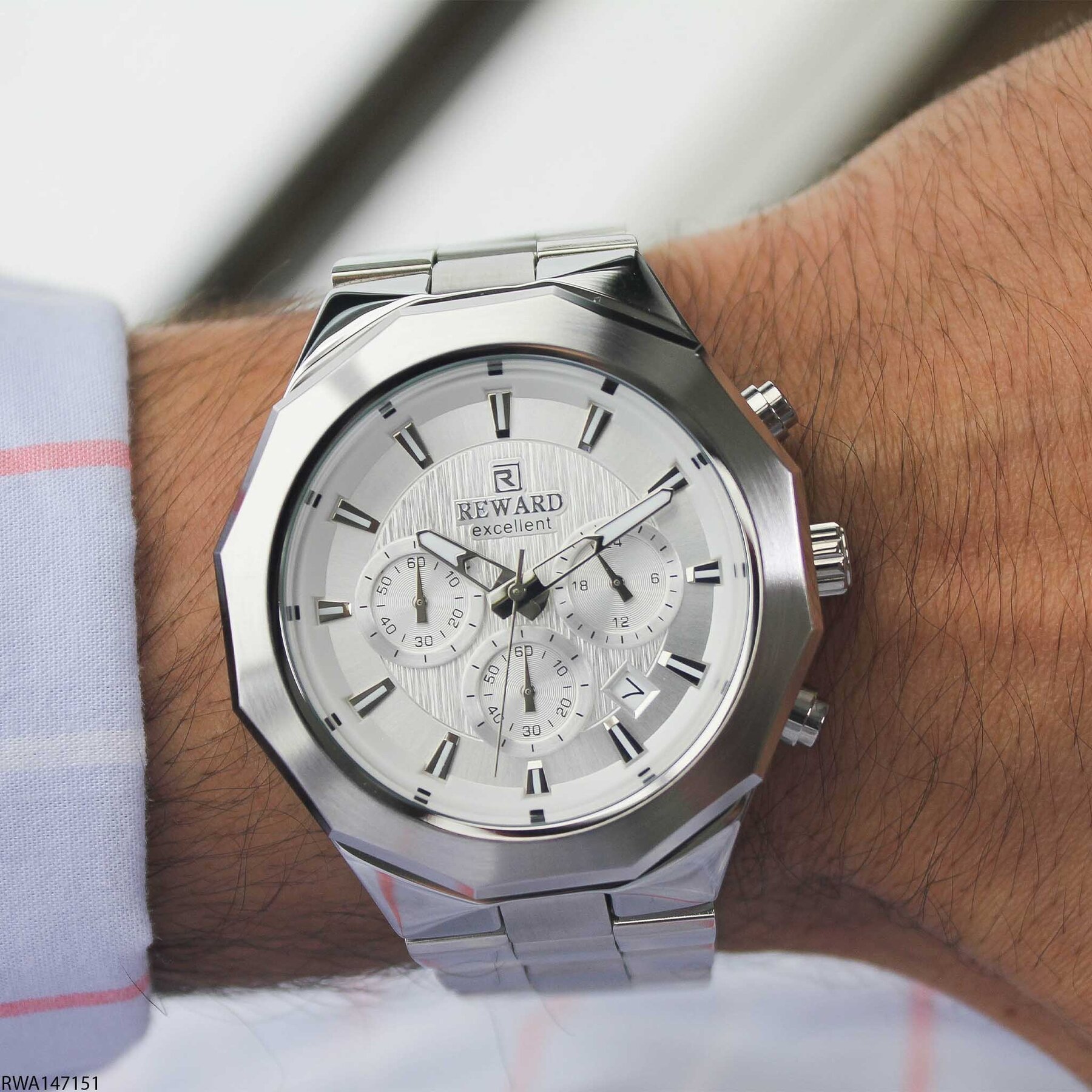 Reward RWA147151 Steel Strap Men Watch