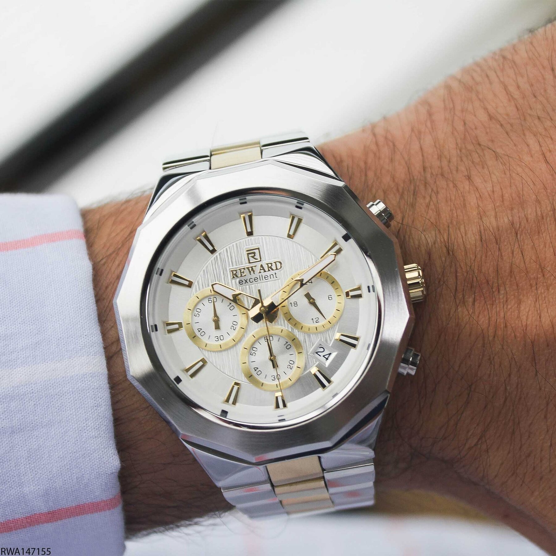 Reward RWA147155 Steel Strap Men Watch