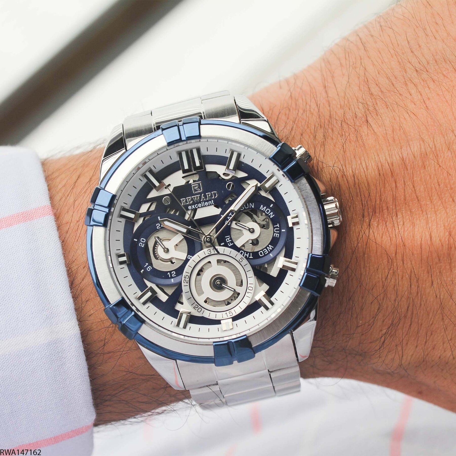 Reward RWA147162 Steel Strap Men Watch