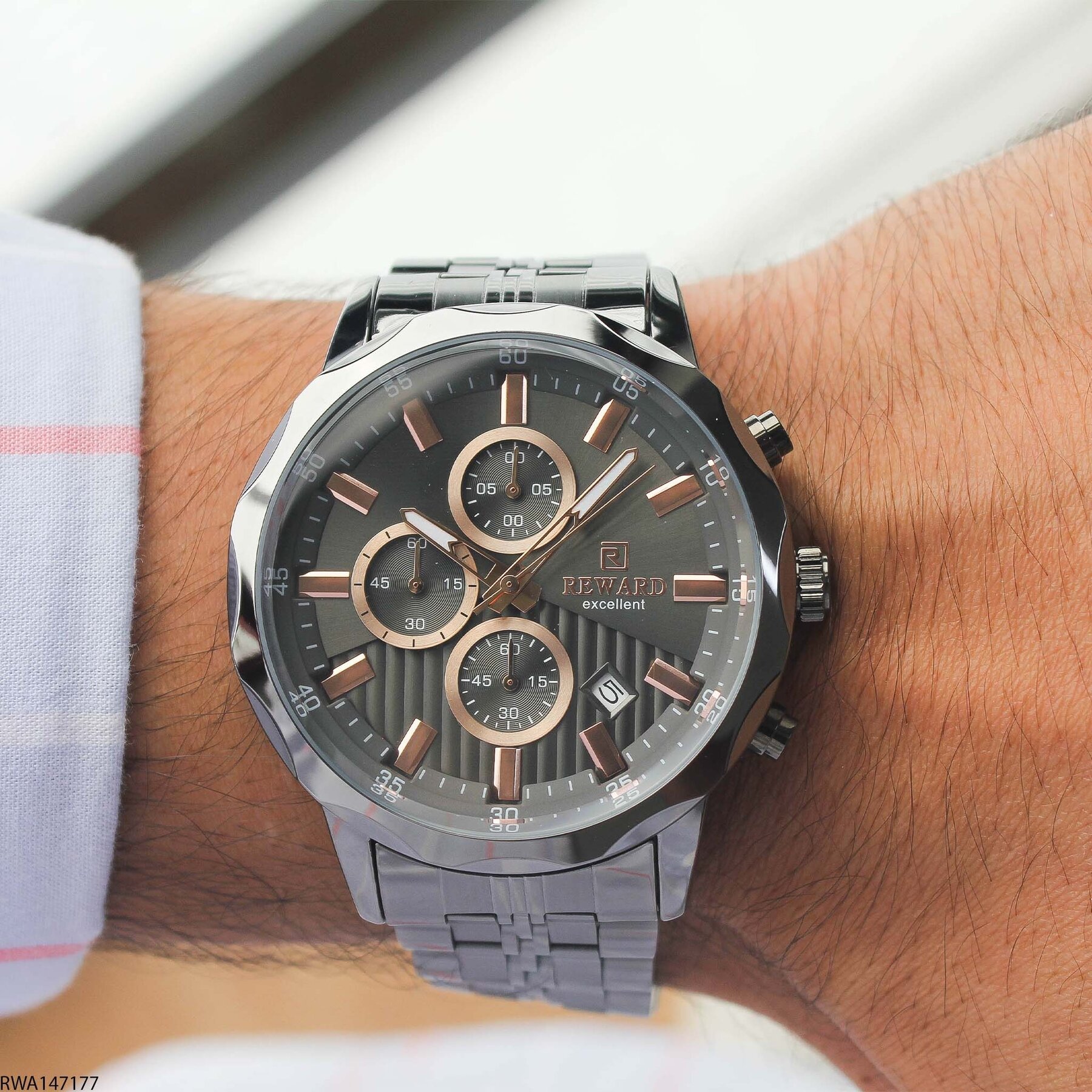 Reward RWA147177 Steel Strap Men Watch