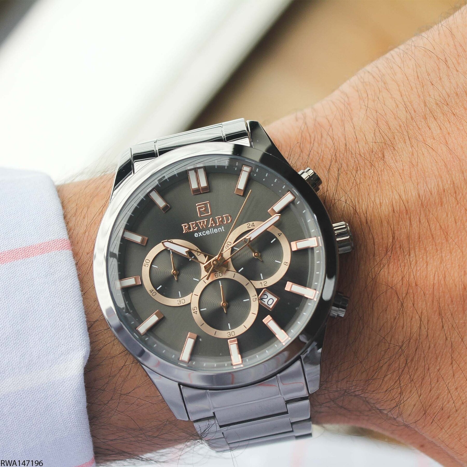 Reward RWA147196 Steel Strap Men Watch