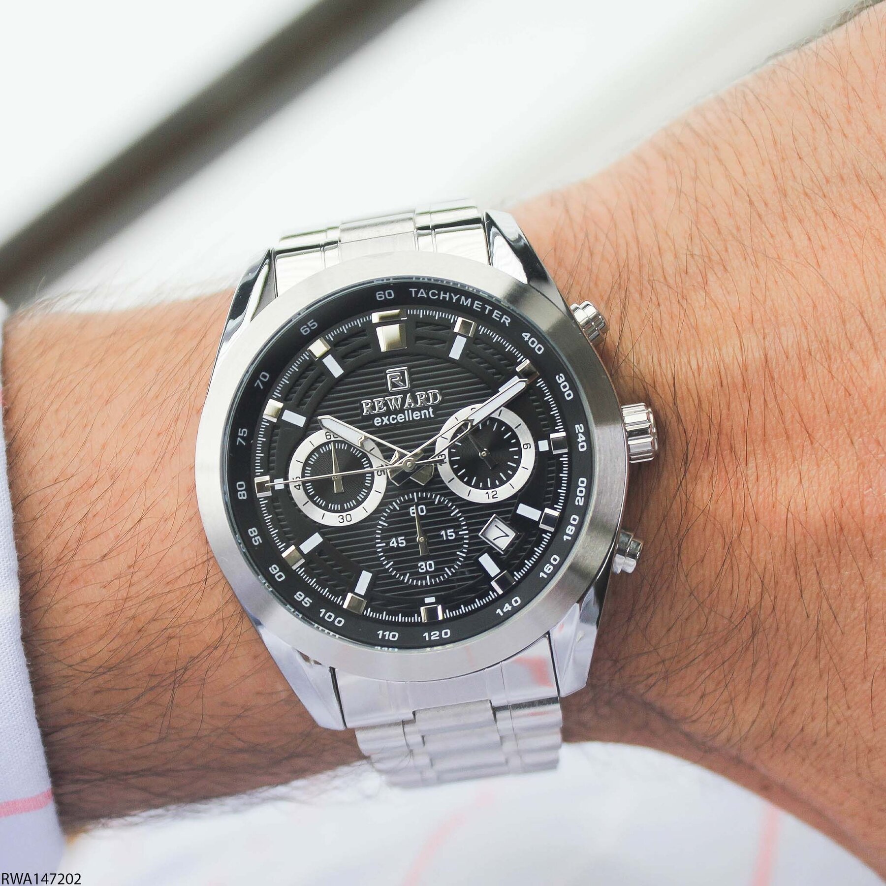 Reward RWA147202 Çelik Kordonlu Erkek Kol Saati