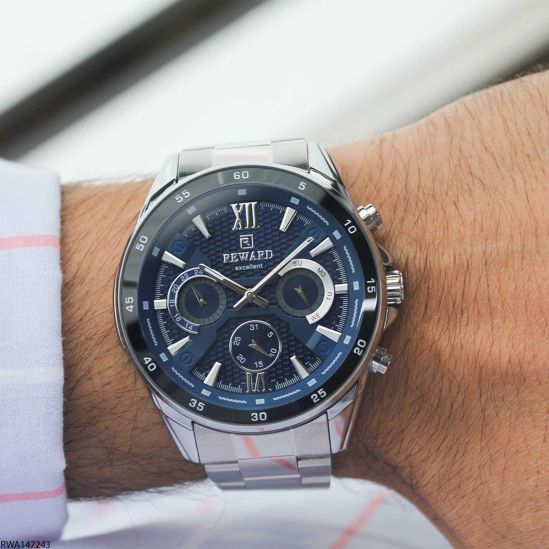 Reward RWA147243 Steel Strap Men Watch