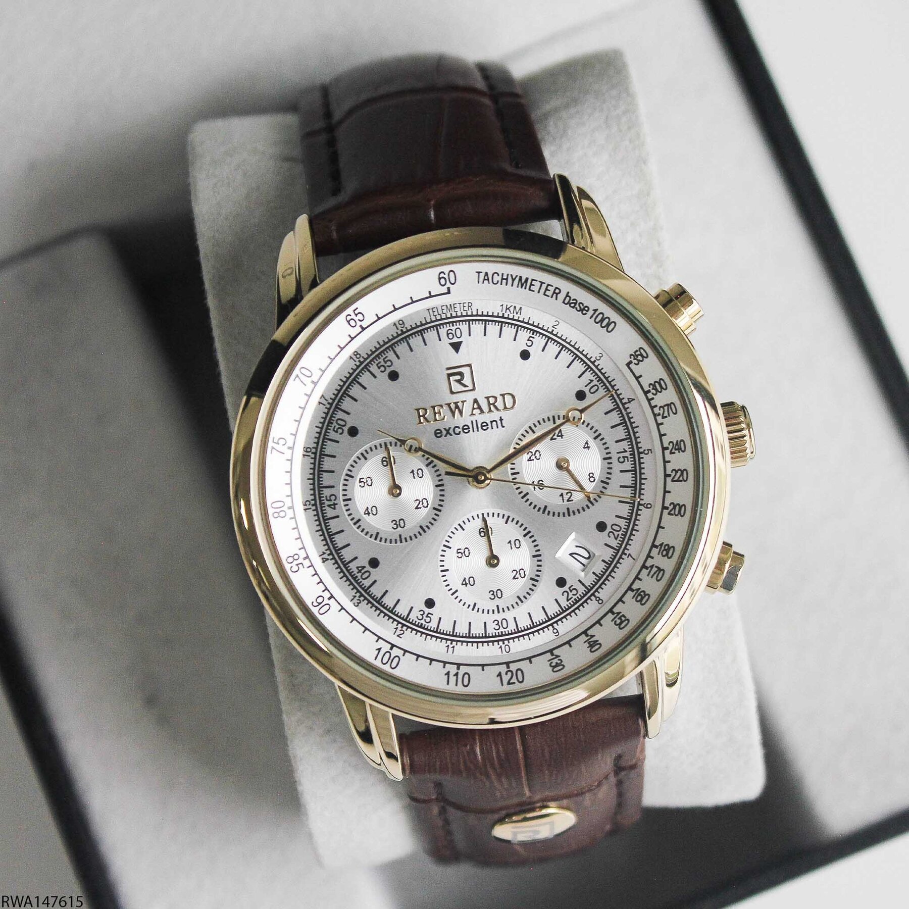 Reward RWA147615 Leather Strap Men Watch