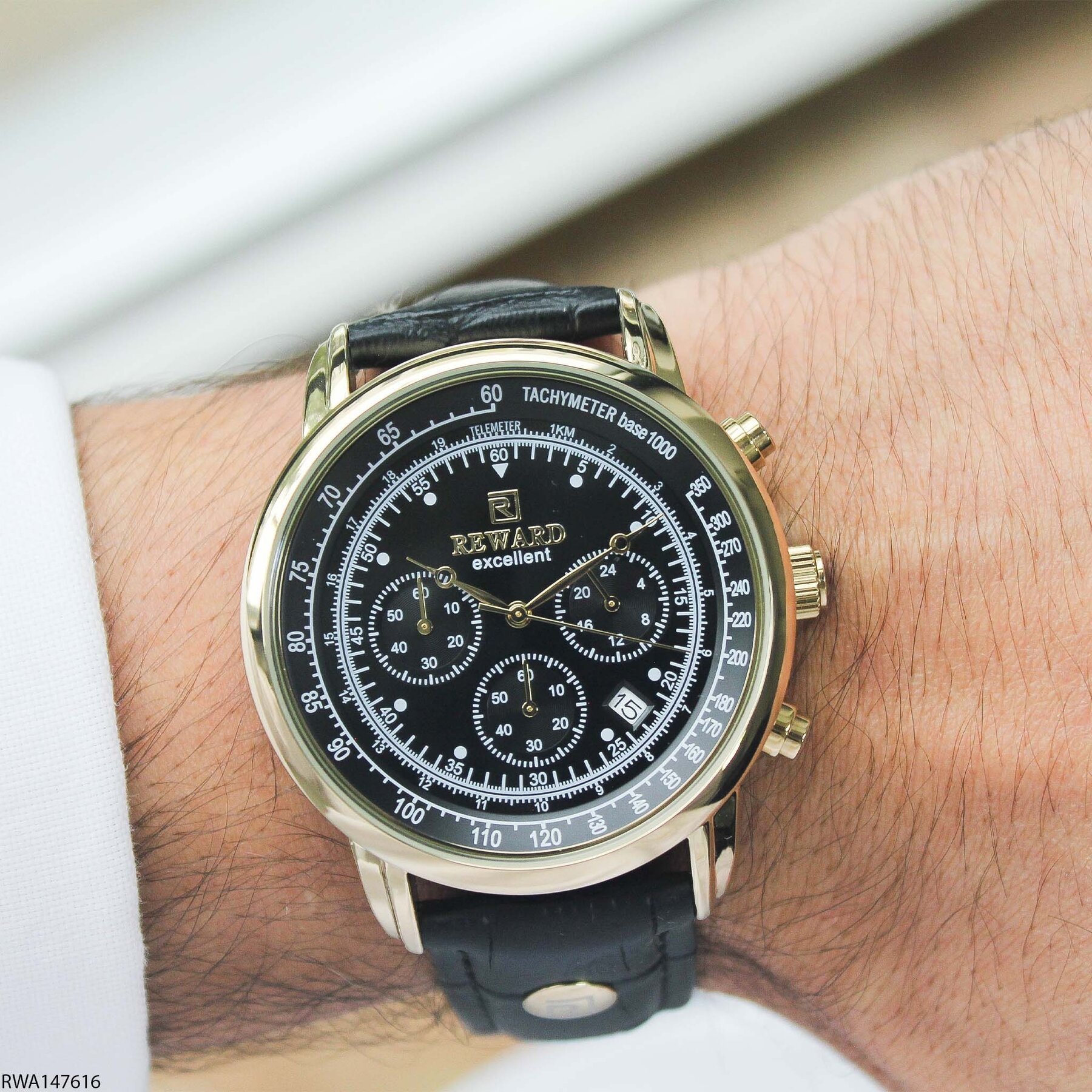 Reward RWA147616 Leather Strap Men Watch