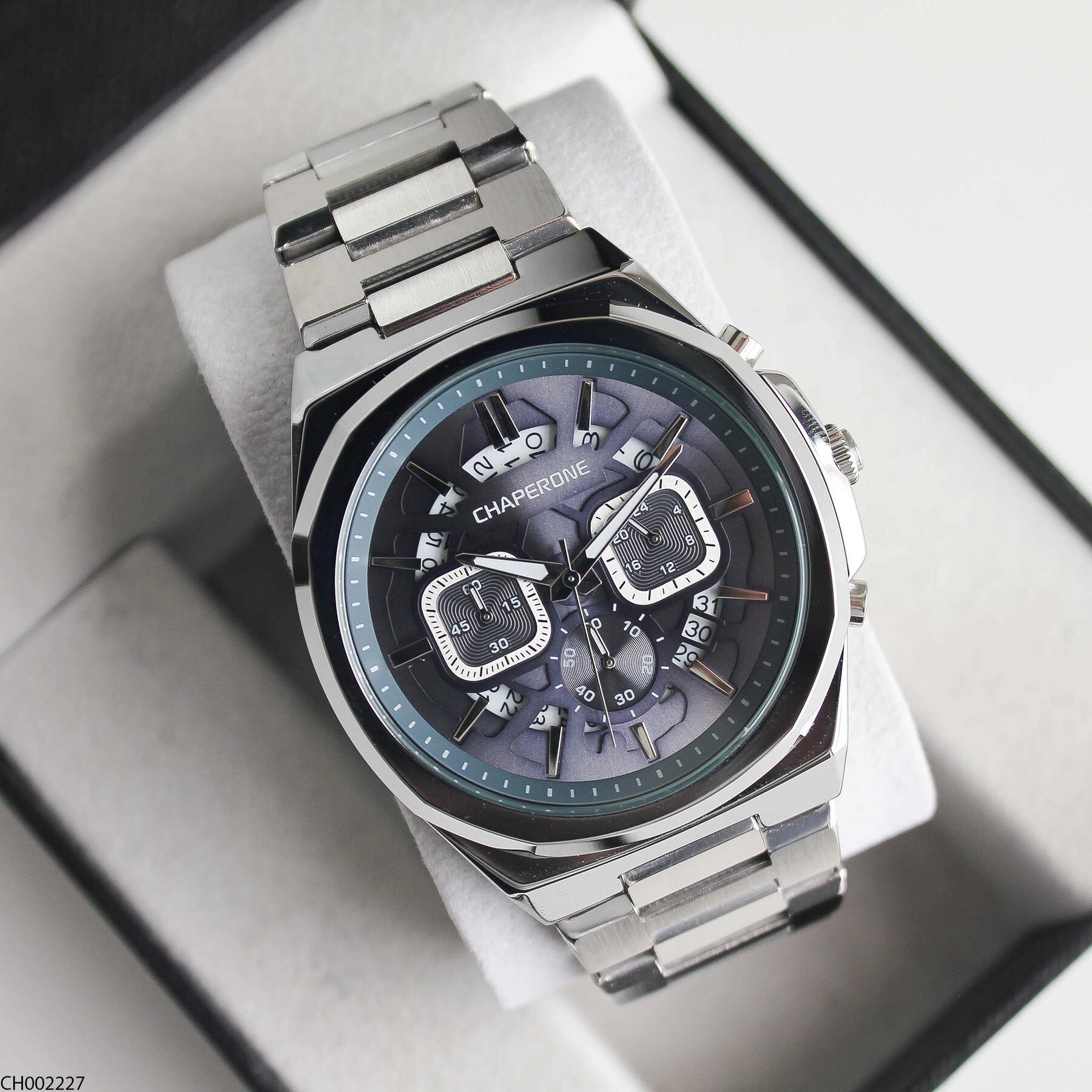 Chaperone CH002379 Steel Strap Men Watch