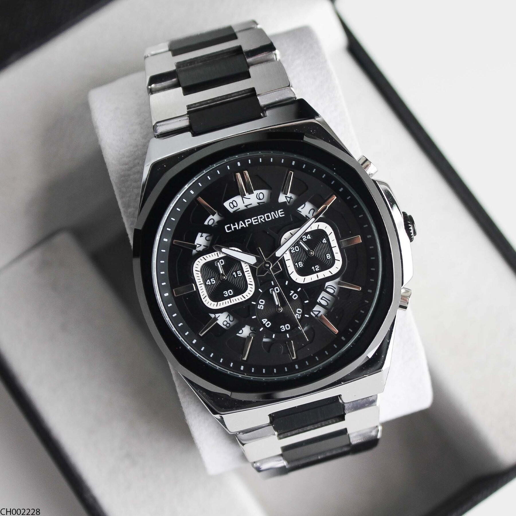 Chaperone CH002379 Steel Strap Men Watch