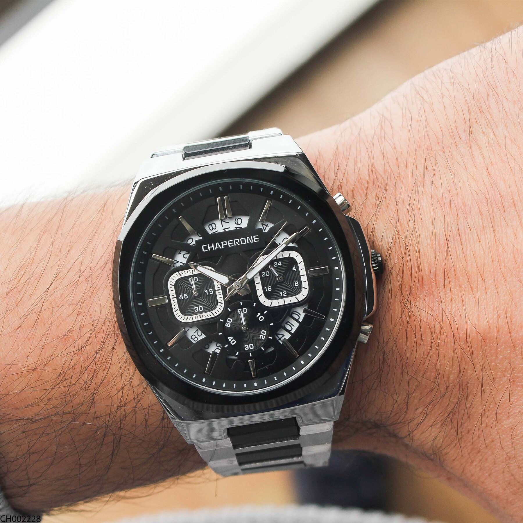 Chaperone CH002379 Steel Strap Men Watch