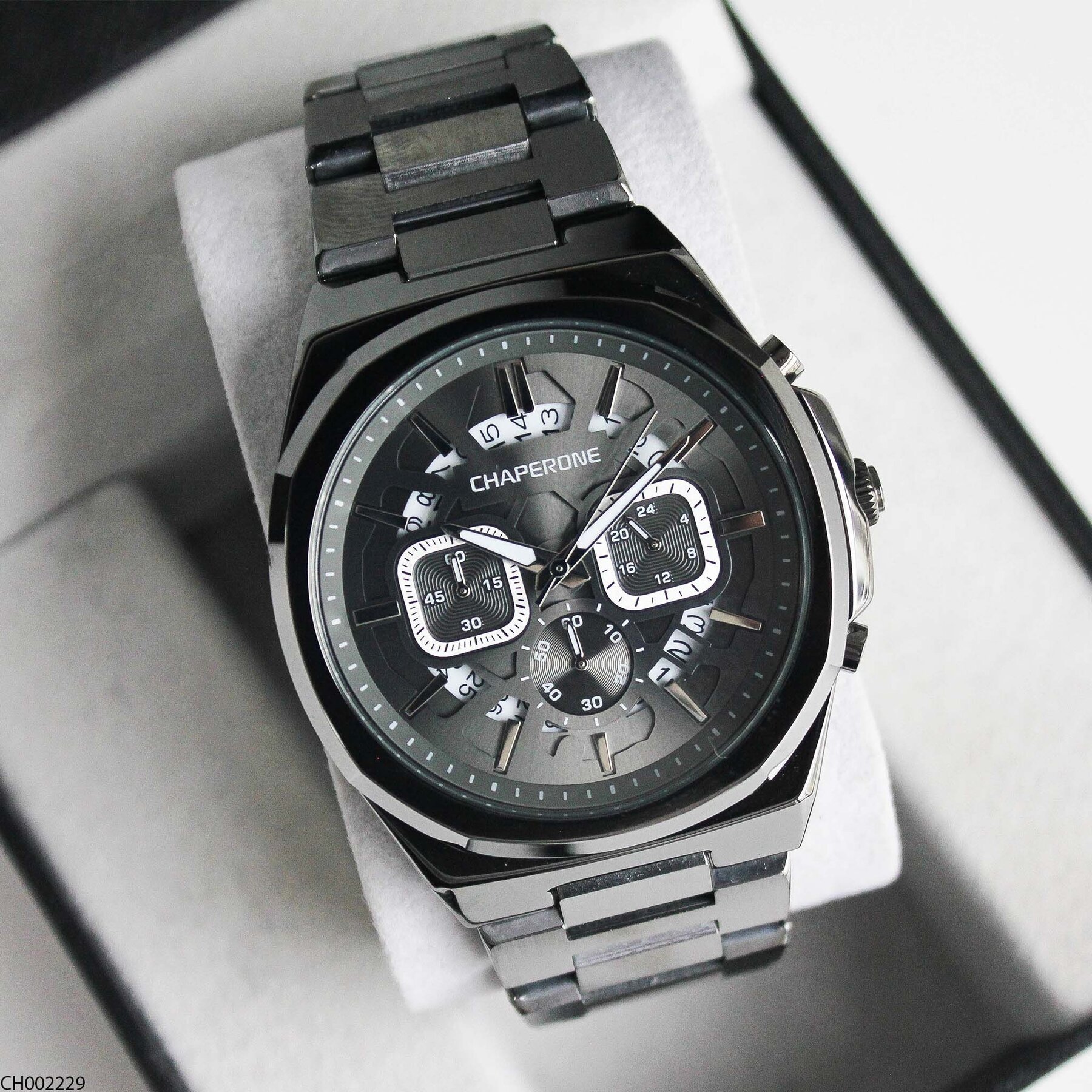 Chaperone CH002379 Steel Strap Men Watch