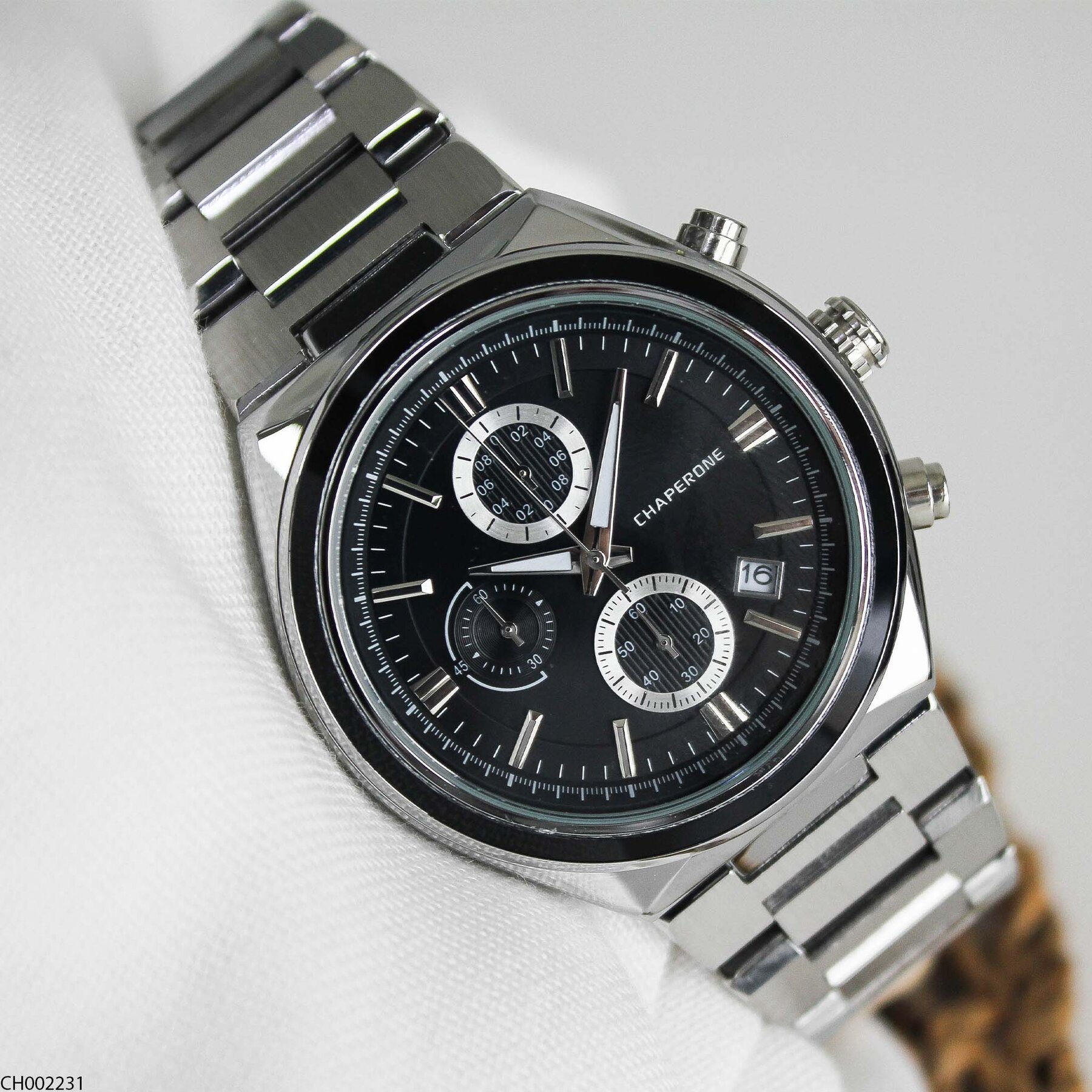 Chaperone CH002379 Steel Strap Men Watch