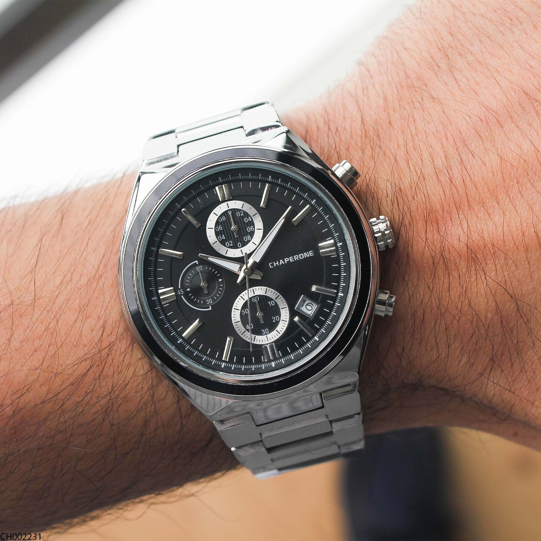 Chaperone CH002379 Steel Strap Men Watch