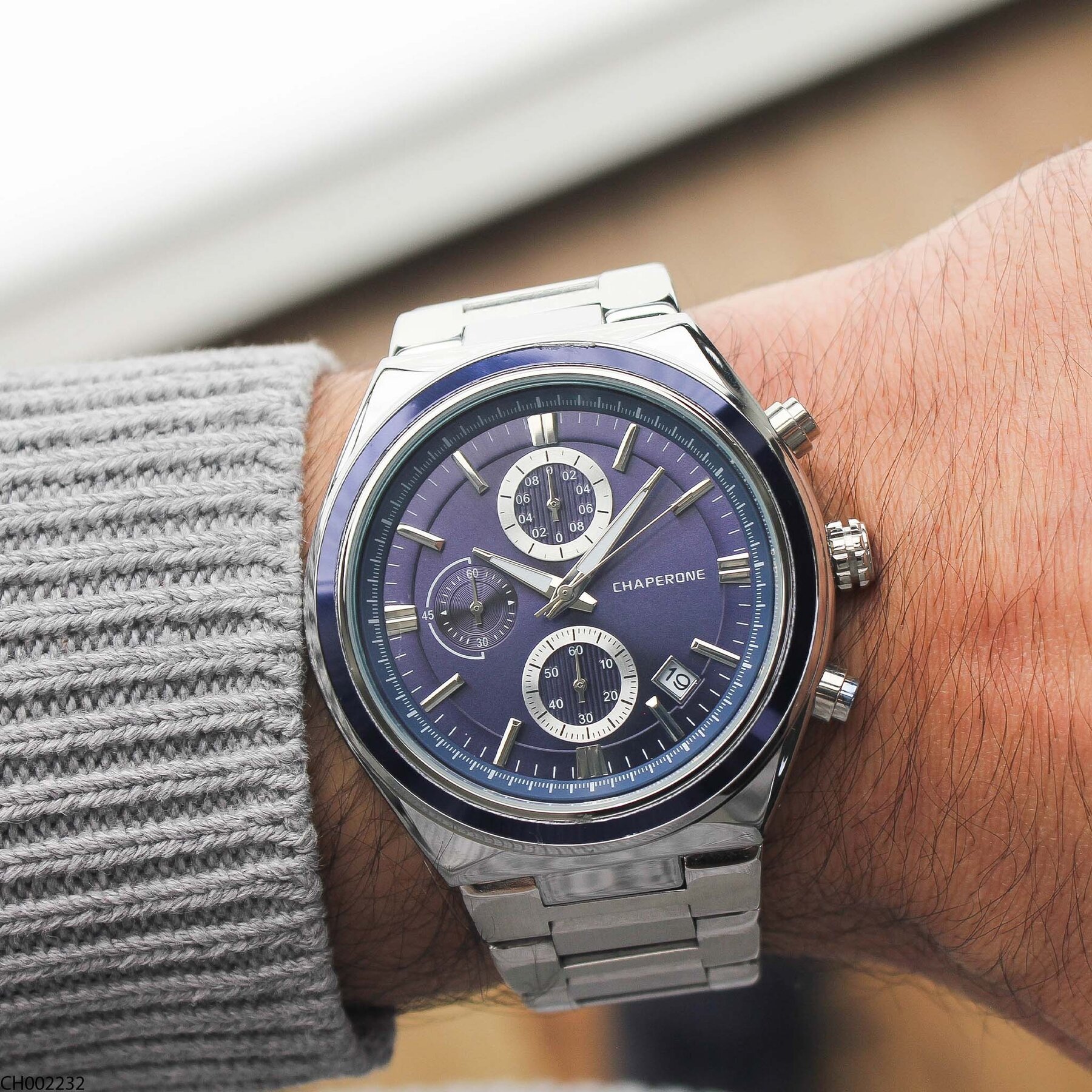 Chaperone CH002379 Steel Strap Men Watch