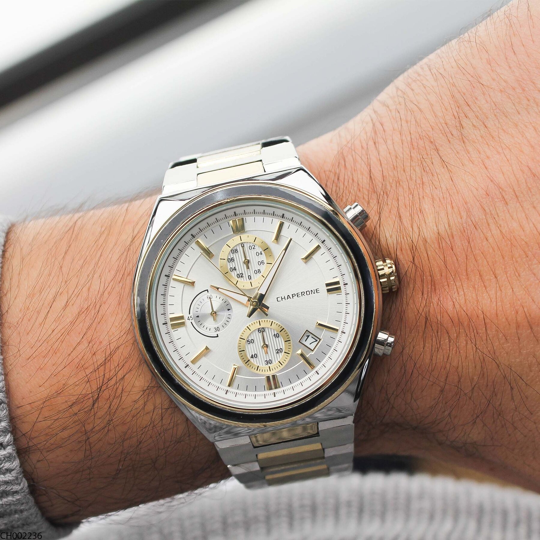 Chaperone CH002379 Steel Strap Men Watch