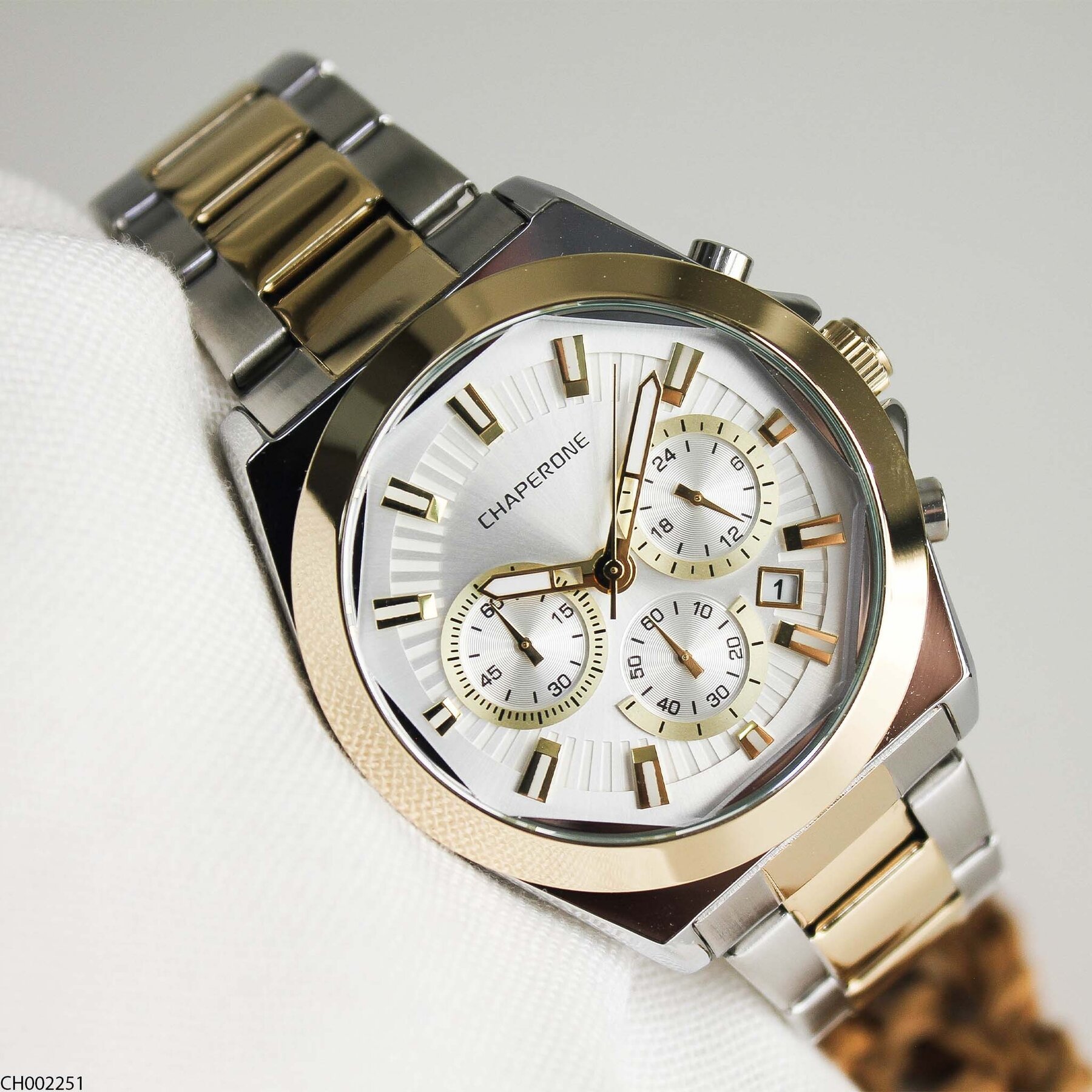 Chaperone CH002379 Steel Strap Men Watch