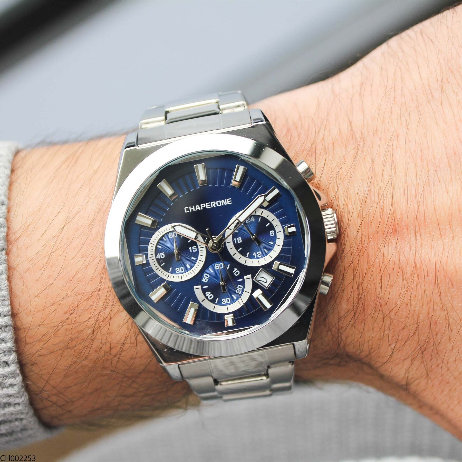 Chaperone CH002379 Steel Strap Men Watch