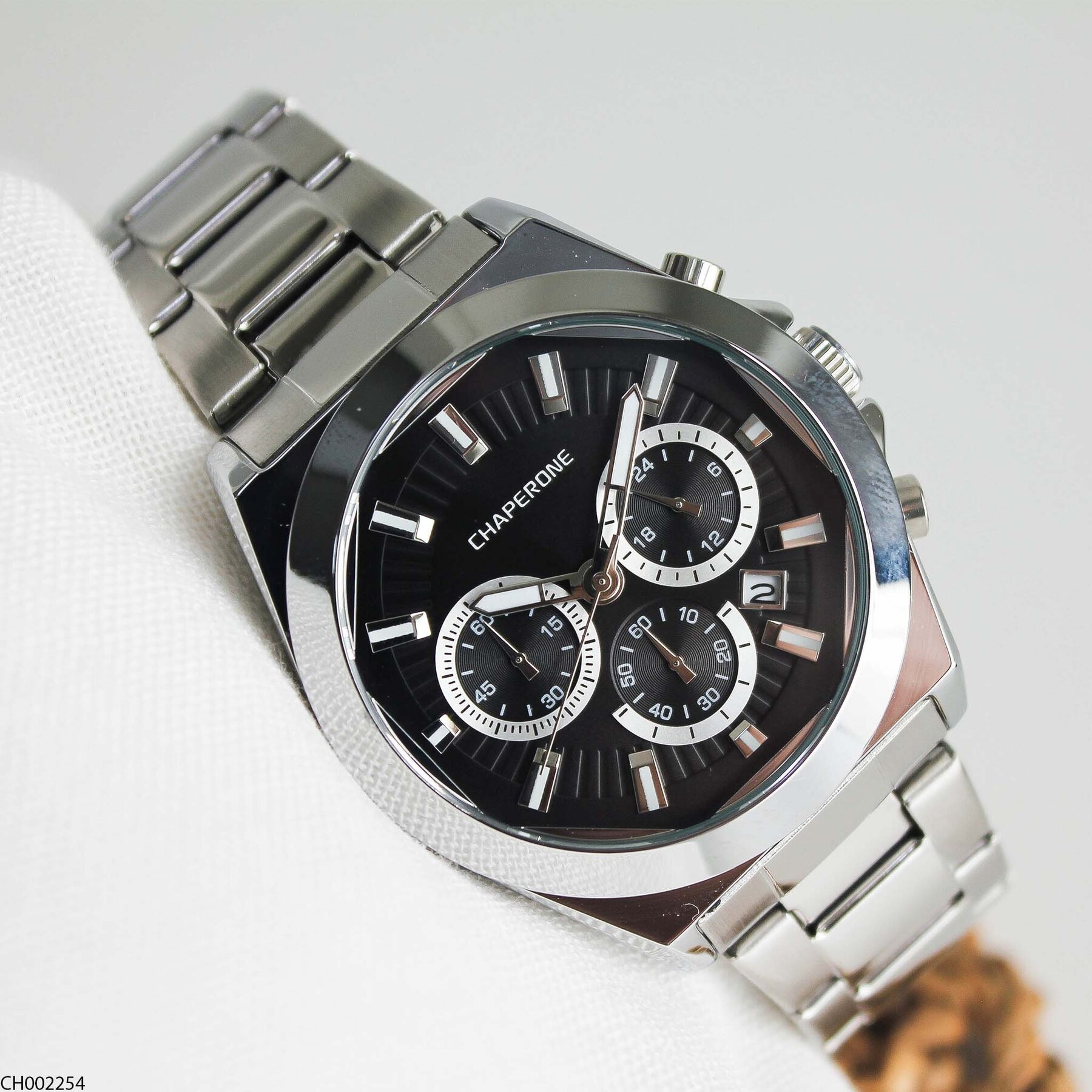 Chaperone CH002379 Steel Strap Men Watch