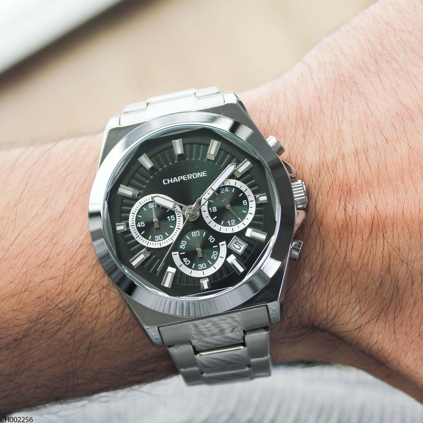 Chaperone CH002379 Steel Strap Men Watch