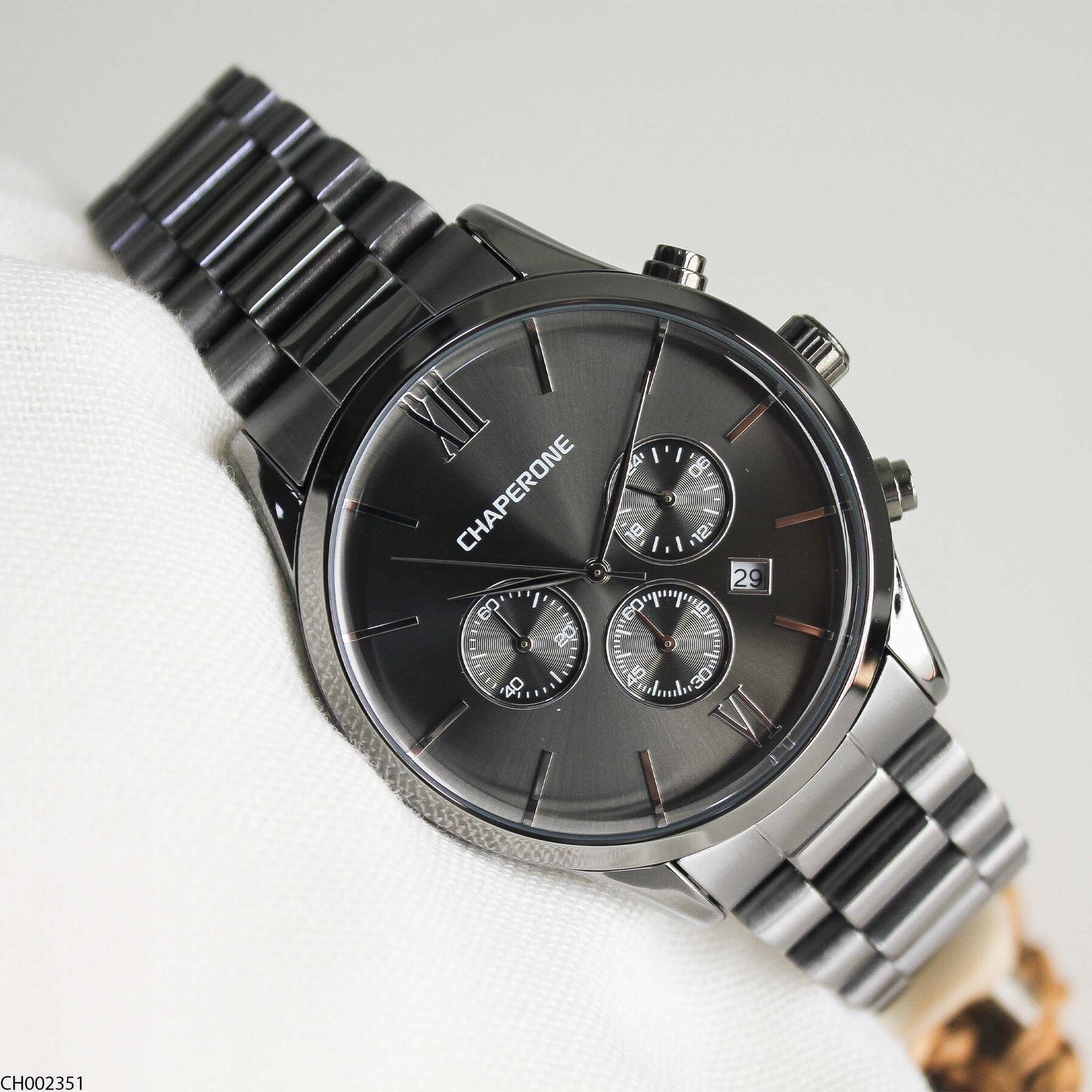 Chaperone CH002379 Steel Strap Men Watch