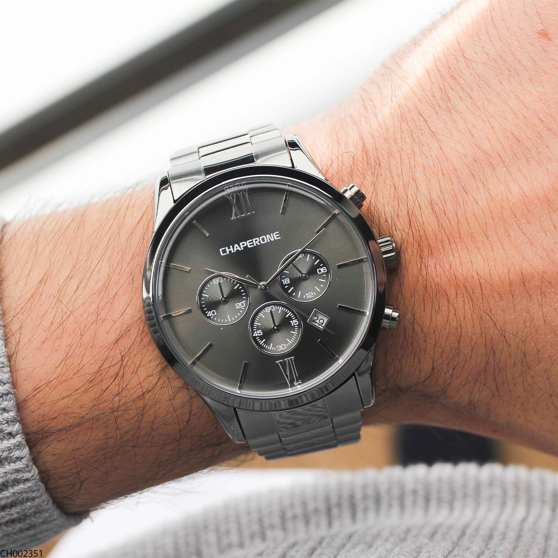 Chaperone CH002379 Steel Strap Men Watch