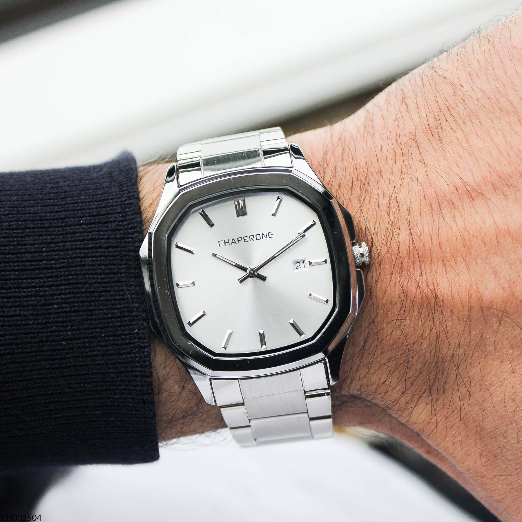 Chaperone CH002379 Steel Strap Men Watch