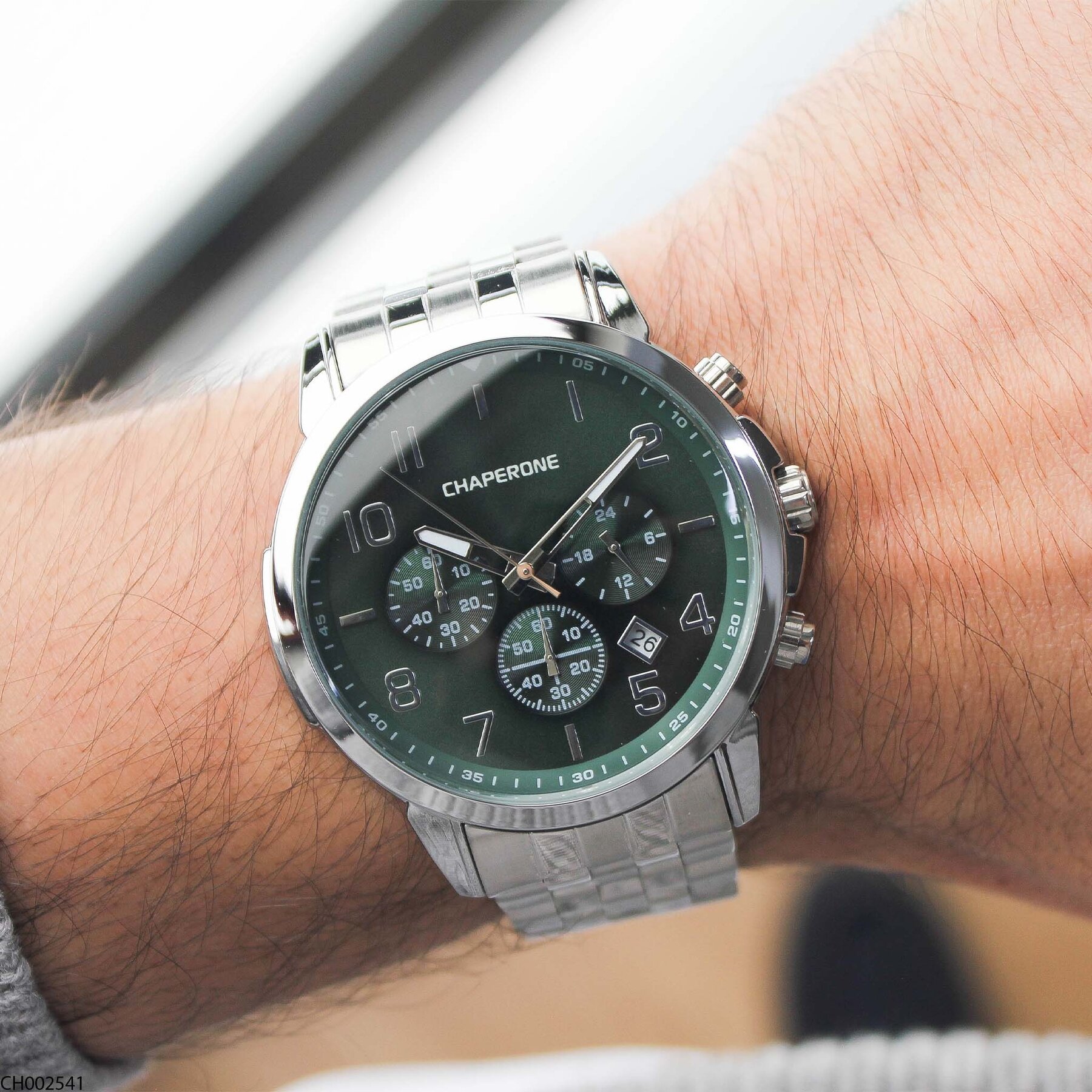 Chaperone CH002379 Steel Strap Men Watch