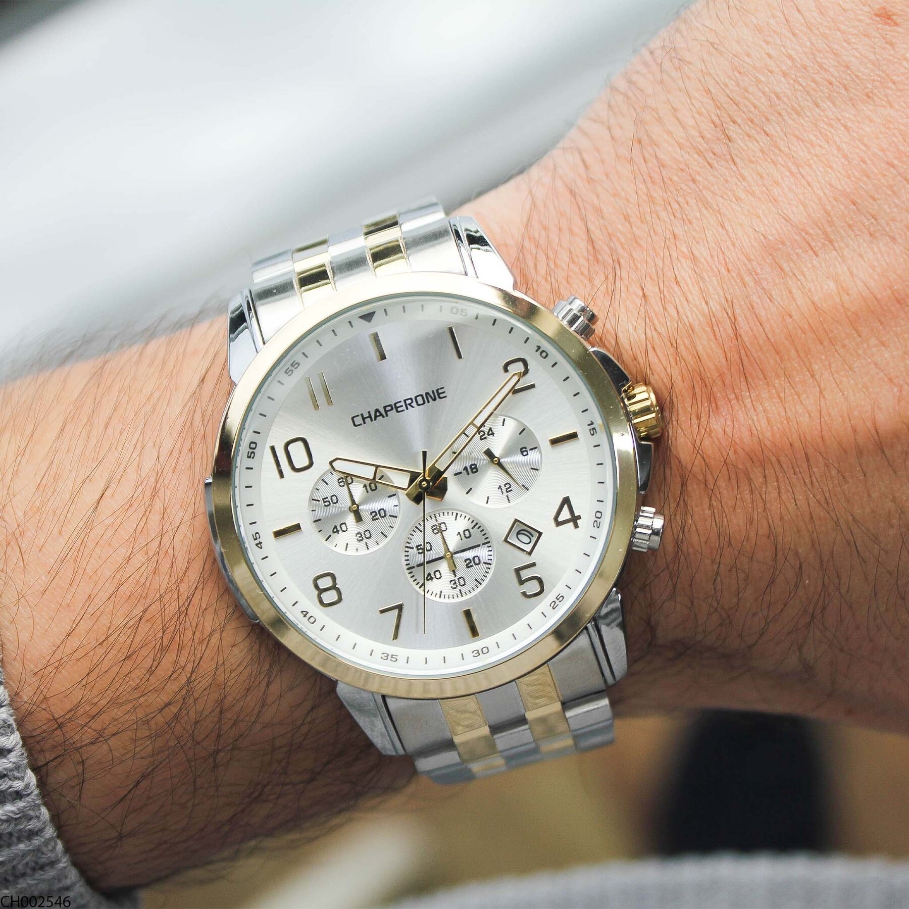 Chaperone CH002379 Steel Strap Men Watch