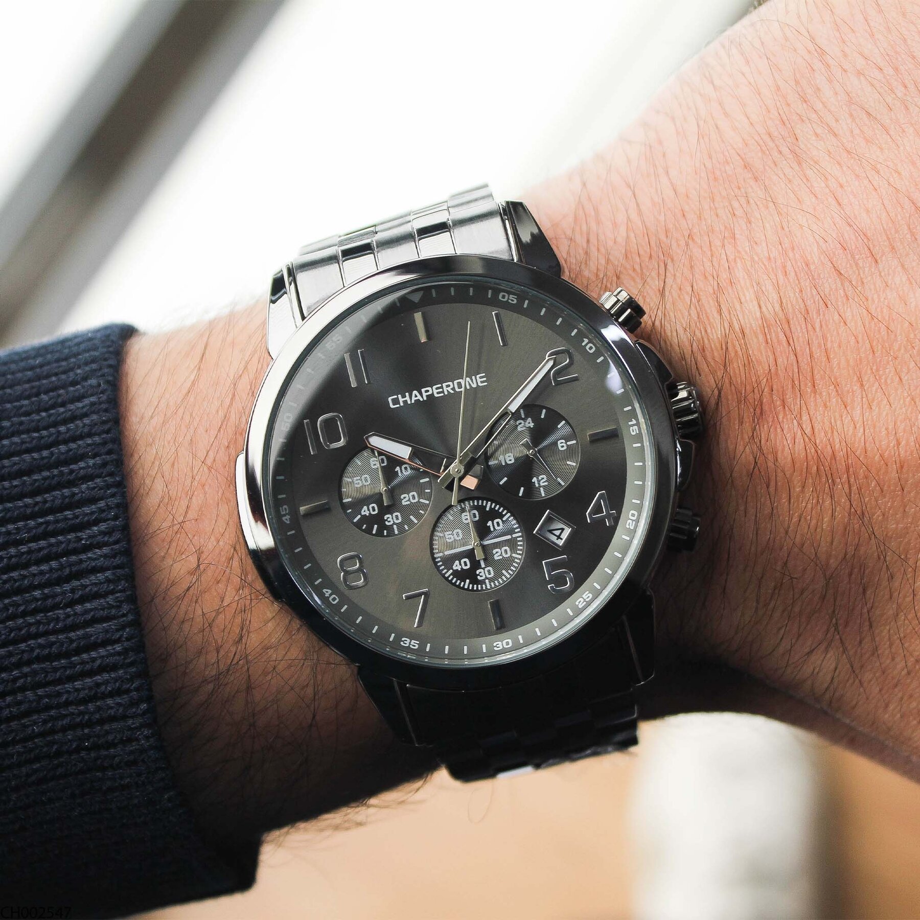 Chaperone CH002379 Steel Strap Men Watch