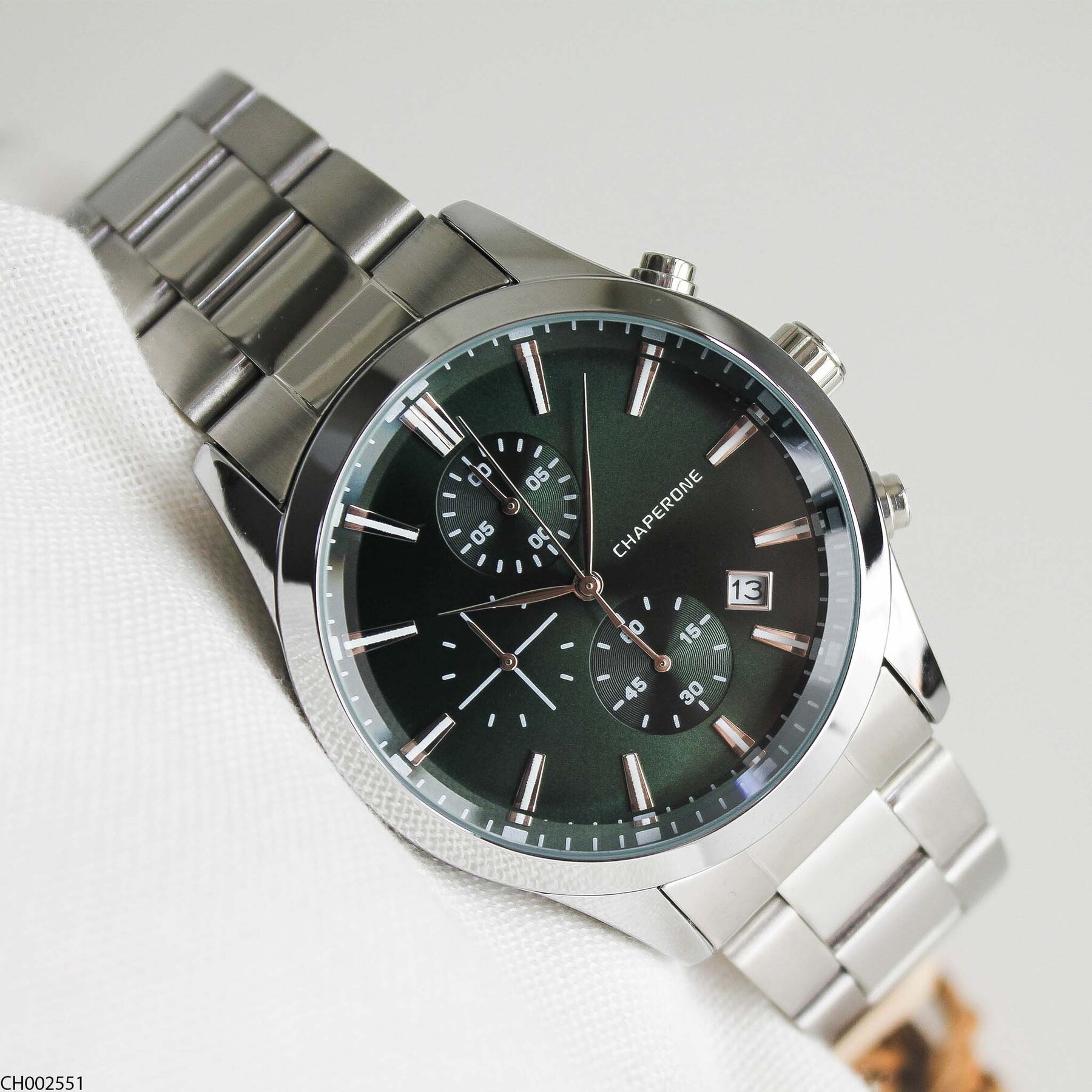 Chaperone CH002379 Steel Strap Men Watch