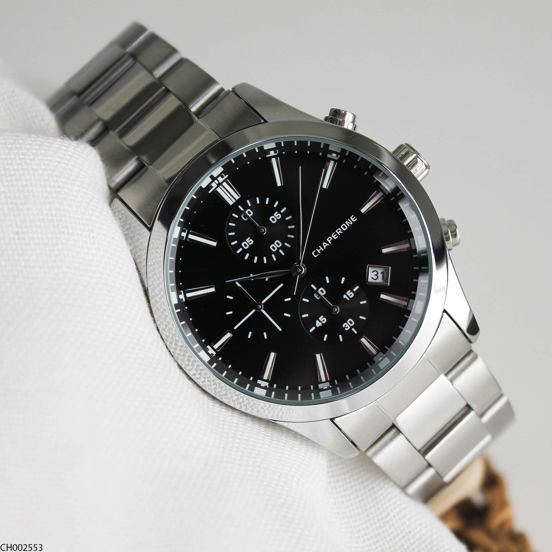 Chaperone CH002379 Steel Strap Men Watch