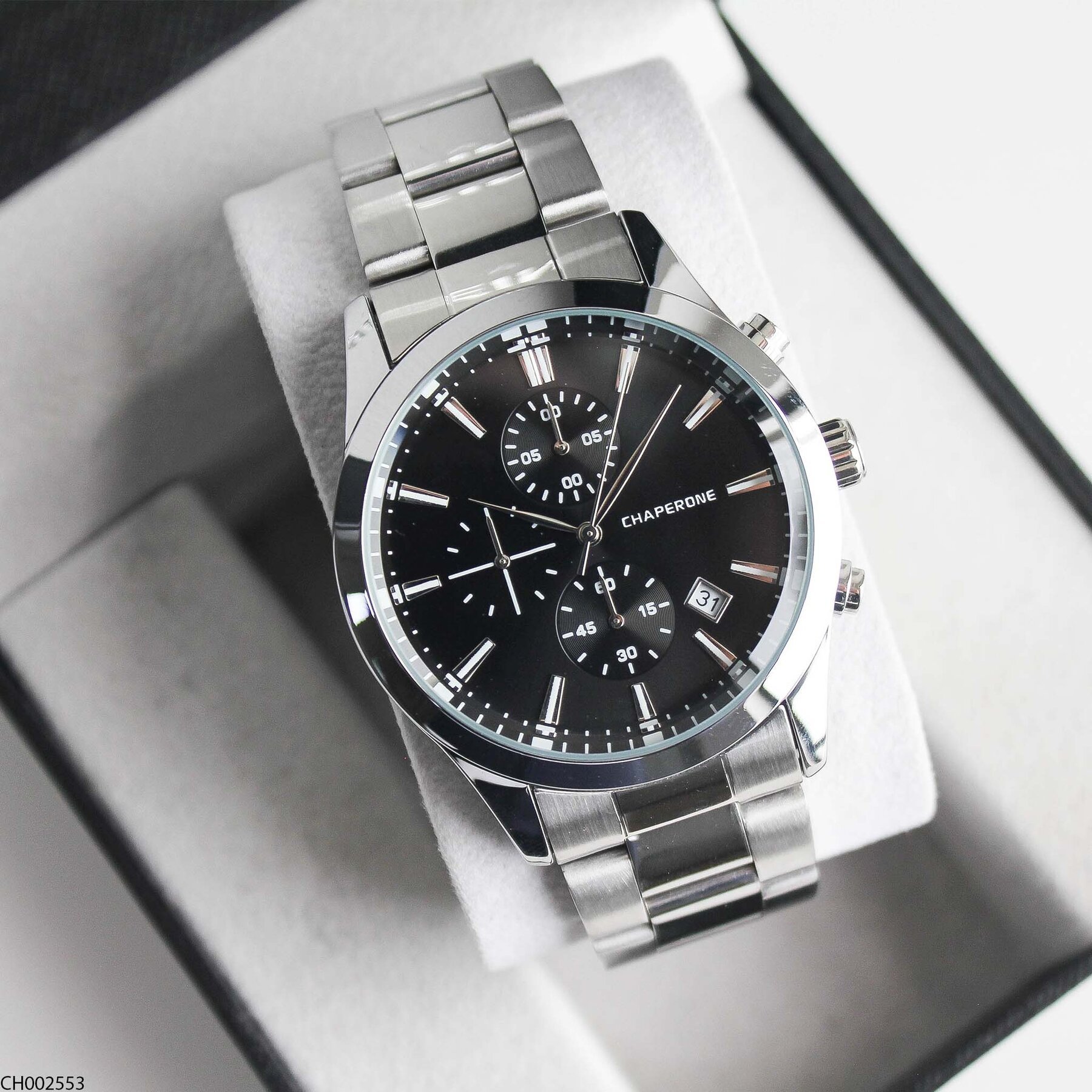 Chaperone CH002379 Steel Strap Men Watch