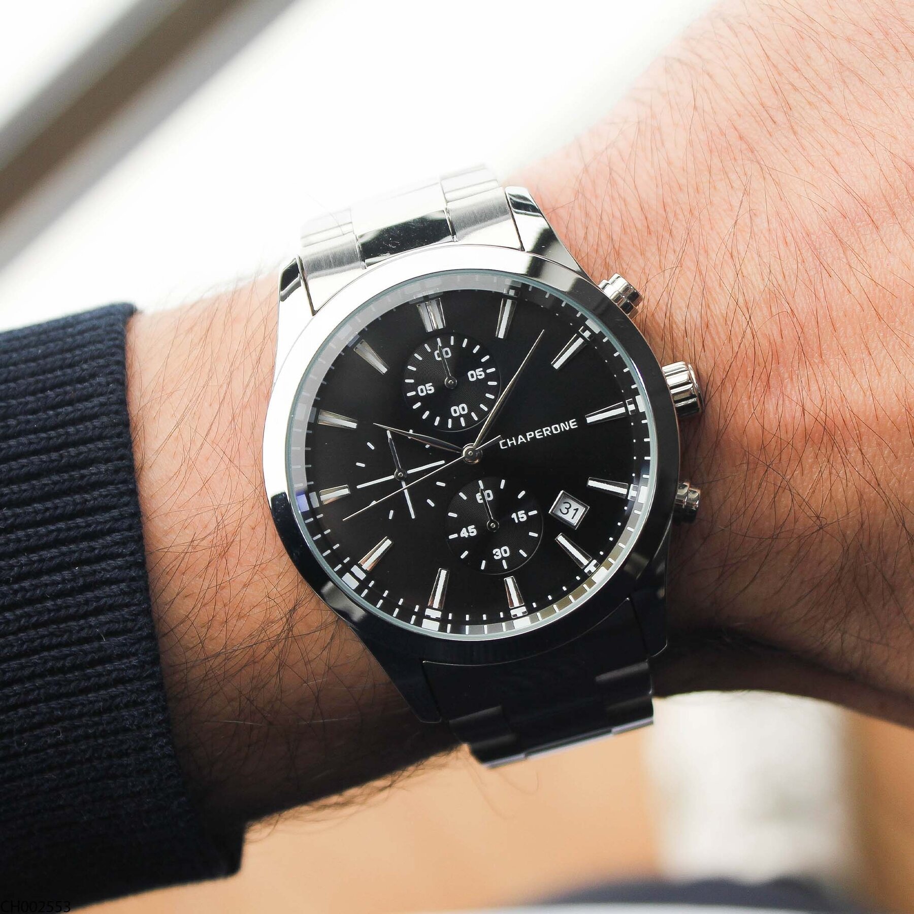 Chaperone CH002379 Steel Strap Men Watch