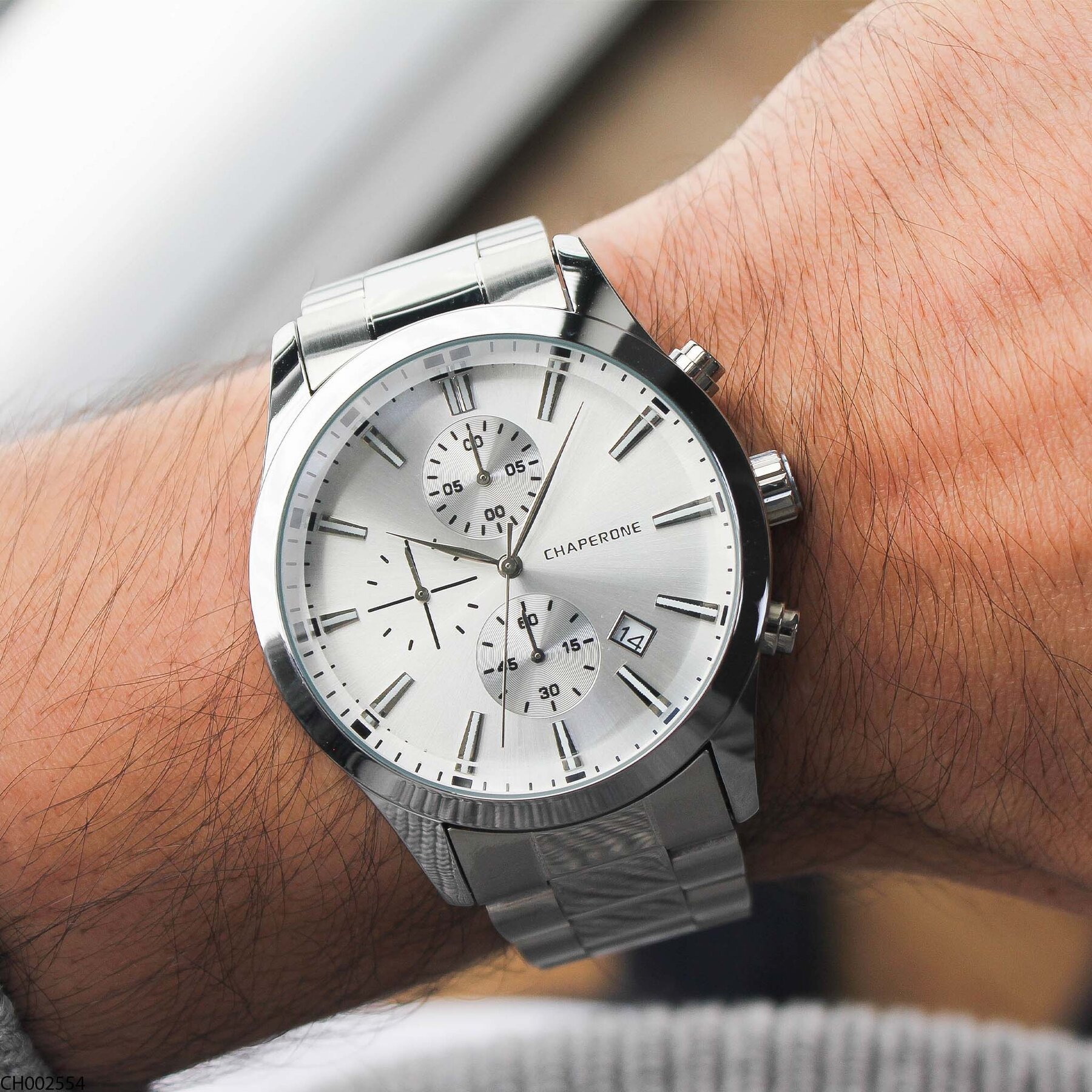 Chaperone CH002379 Steel Strap Men Watch