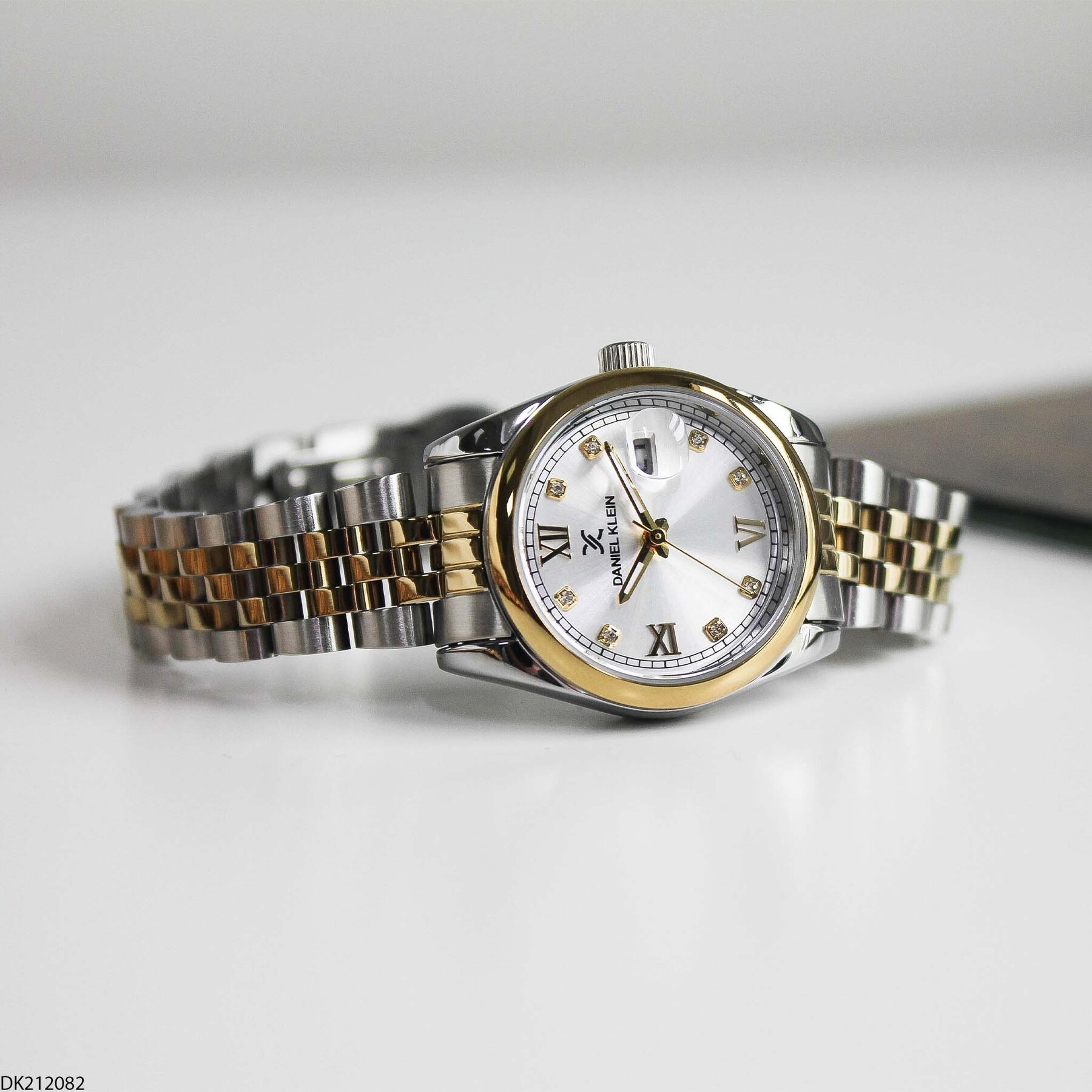 Daniel Klein DK327359 Leather Strap Women Watch