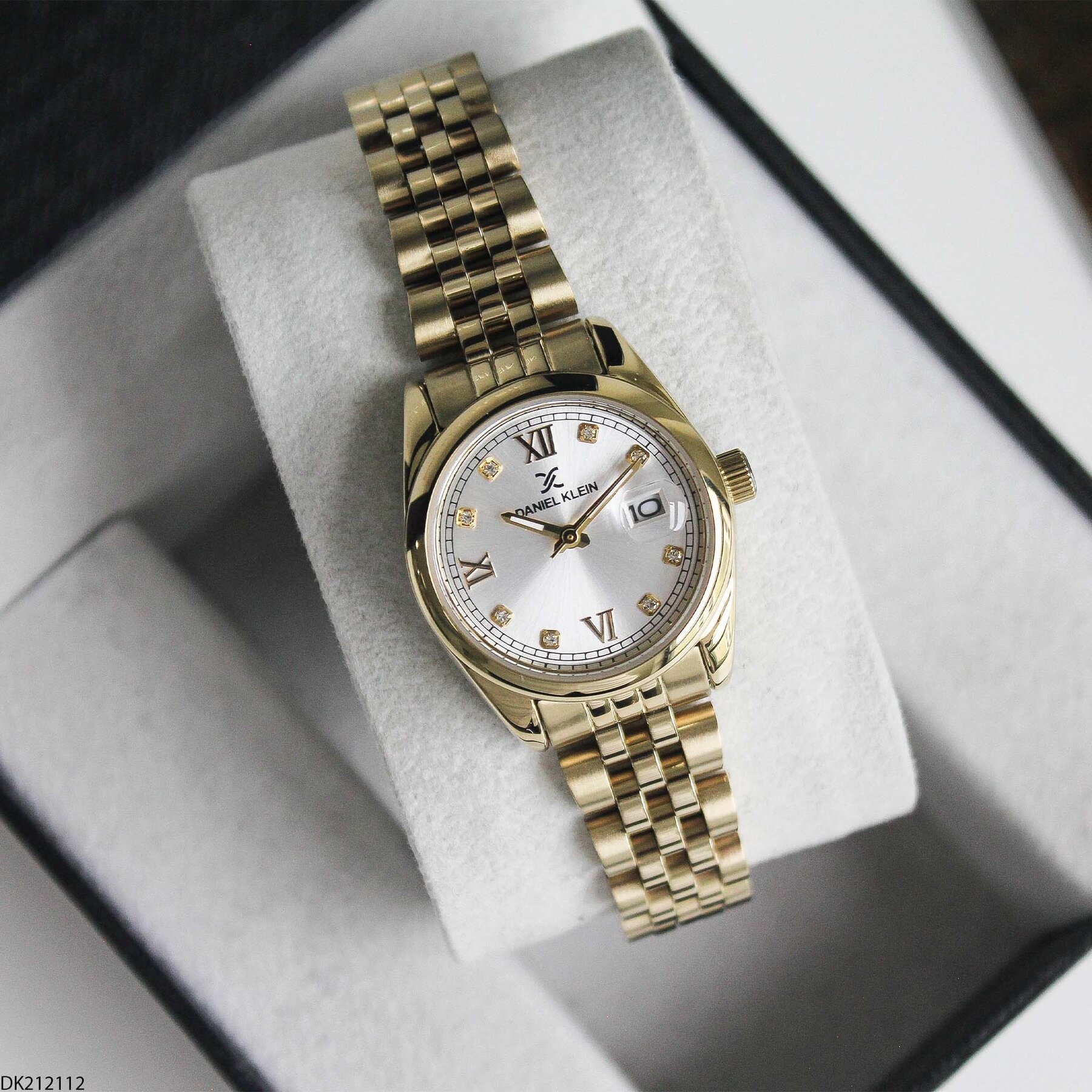 Daniel Klein DK327359 Leather Strap Women Watch