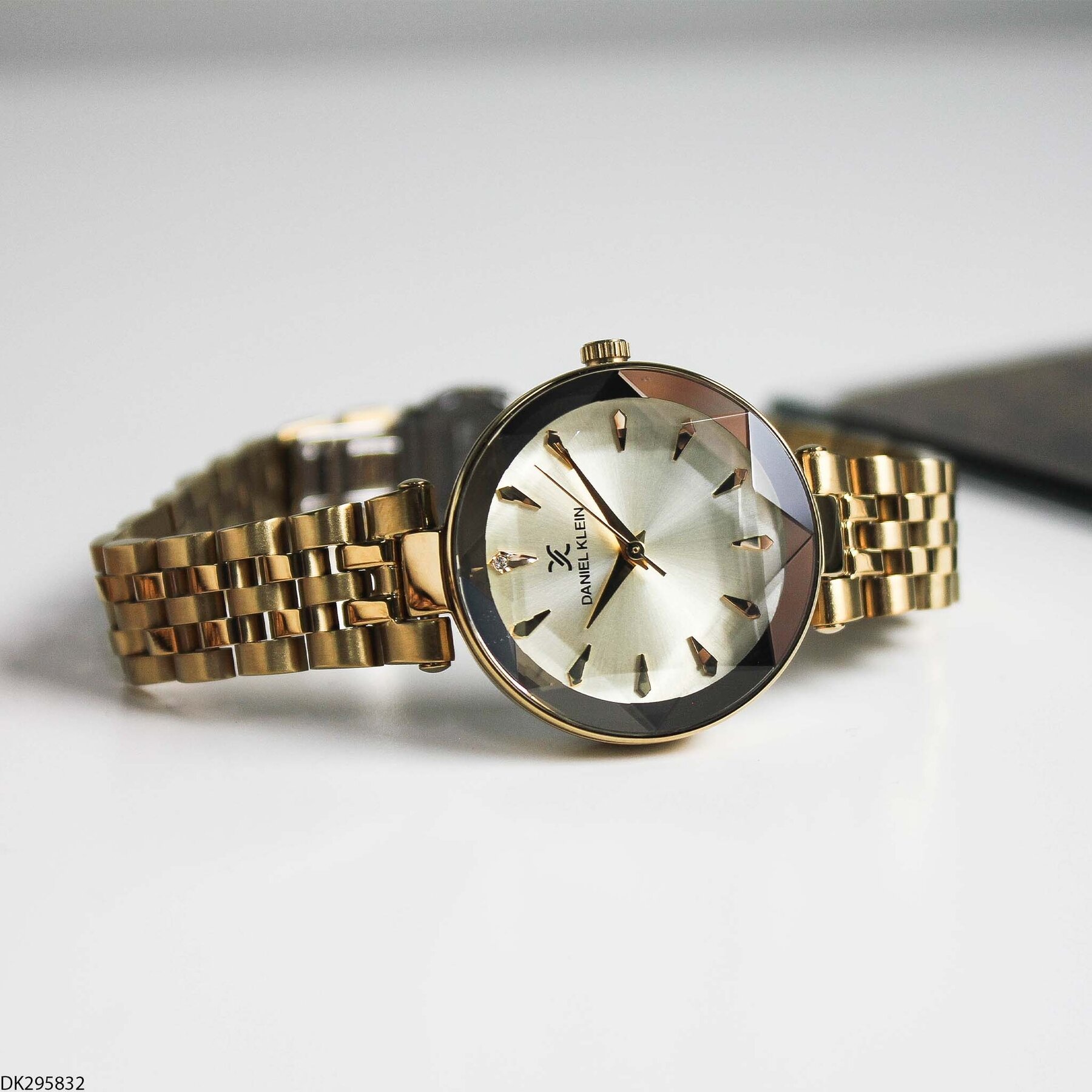 Daniel Klein DK327359 Leather Strap Women Watch