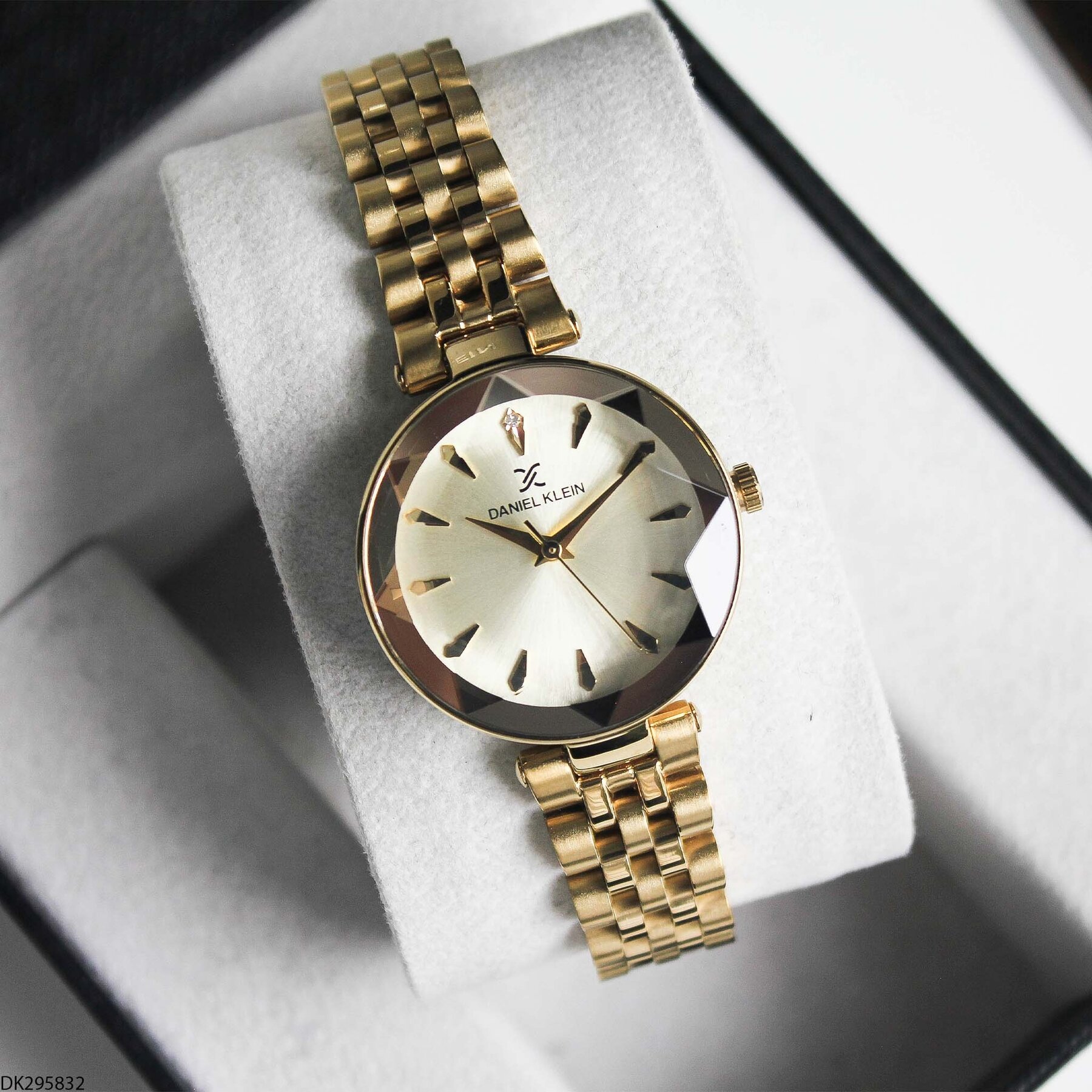 Daniel Klein DK327359 Leather Strap Women Watch