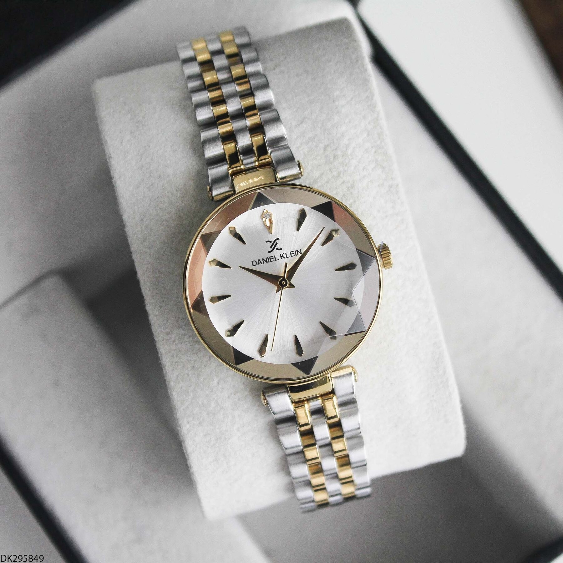 Daniel Klein DK327359 Leather Strap Women Watch