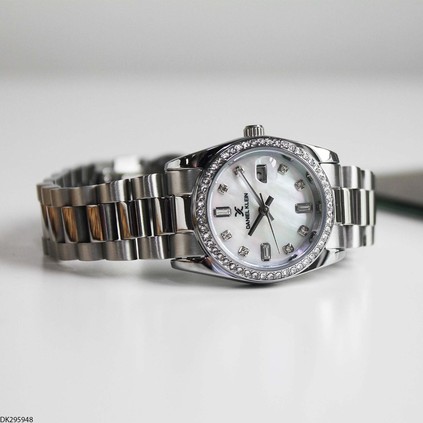 Daniel Klein DK327359 Leather Strap Women Watch